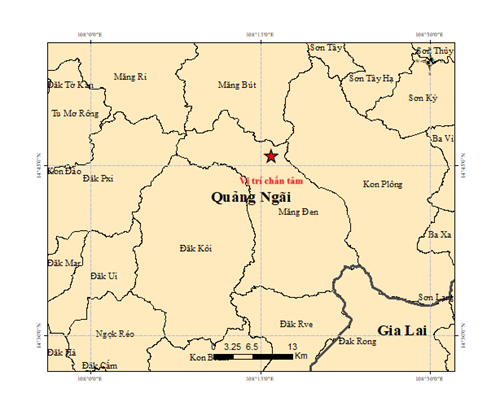 Li&ecirc;n tiếp xảy ra động đất nhỏ ở nhiều tỉnh/th&agrave;nh phố - Ảnh 1.