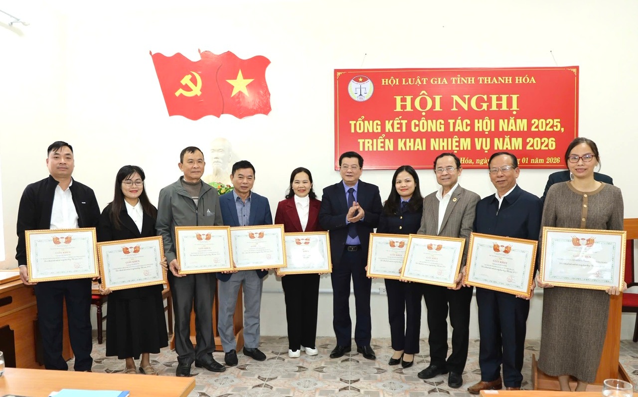 Hội Luật gia Thanh Hóa ghi dấu ấn năm 2025 với nhiều kết quả nổi bật- Ảnh 2.
