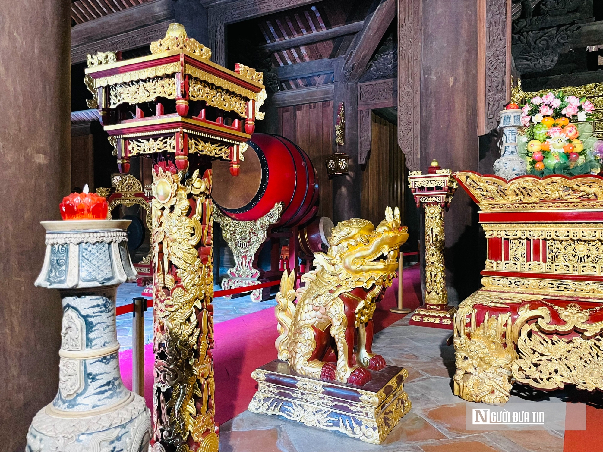 Ch&iacute;nh điện Lam Kinh d&aacute;t v&agrave;ng - dấu ấn quyền uy của triều L&ecirc; c&aacute;ch đ&acirc;y 600 năm- Ảnh 11.