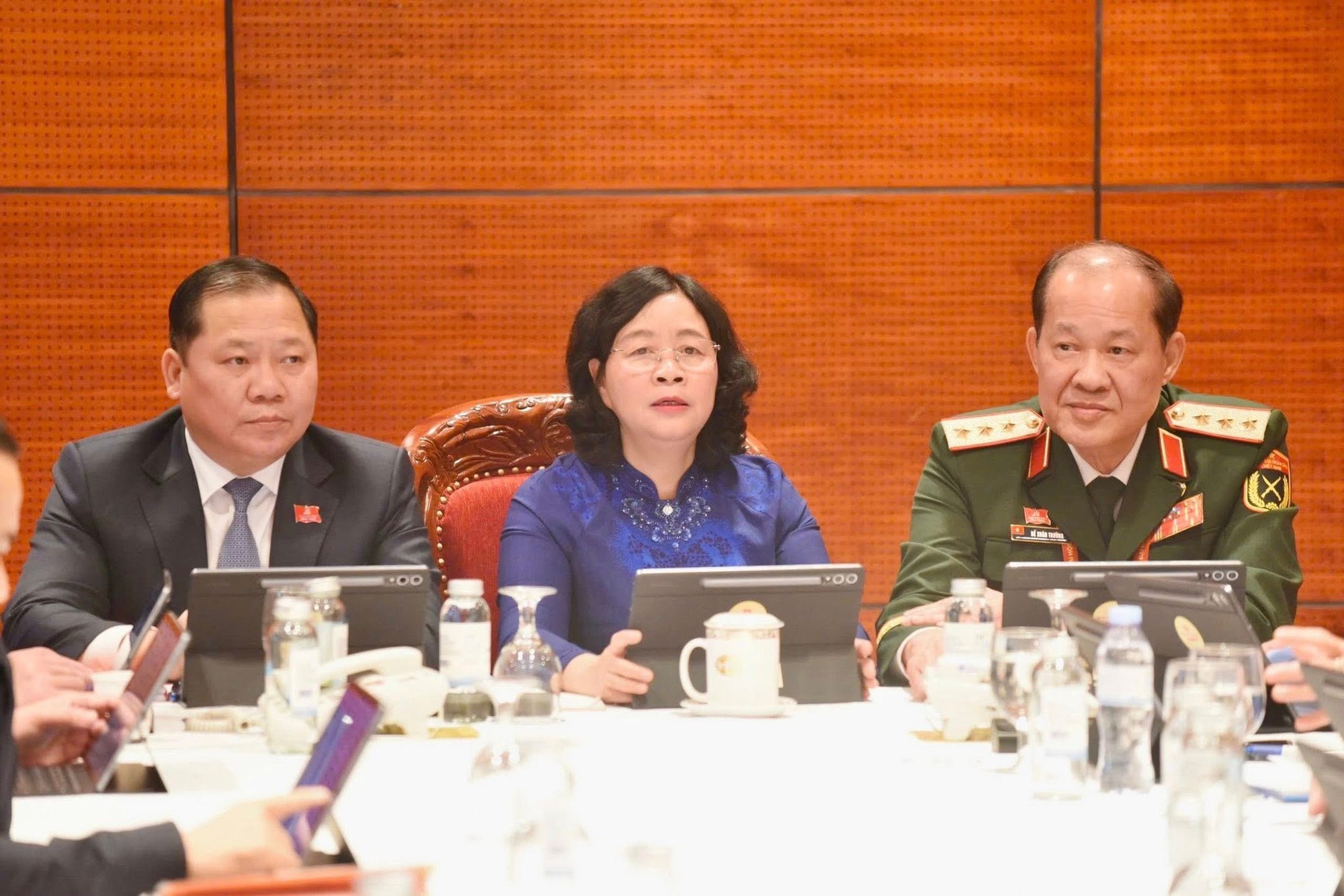 Đại biểu MTTQ, c&aacute;c đo&agrave;n thể Trung ương thảo luận Văn kiện Đại hội XIV của Đảng- Ảnh 2.