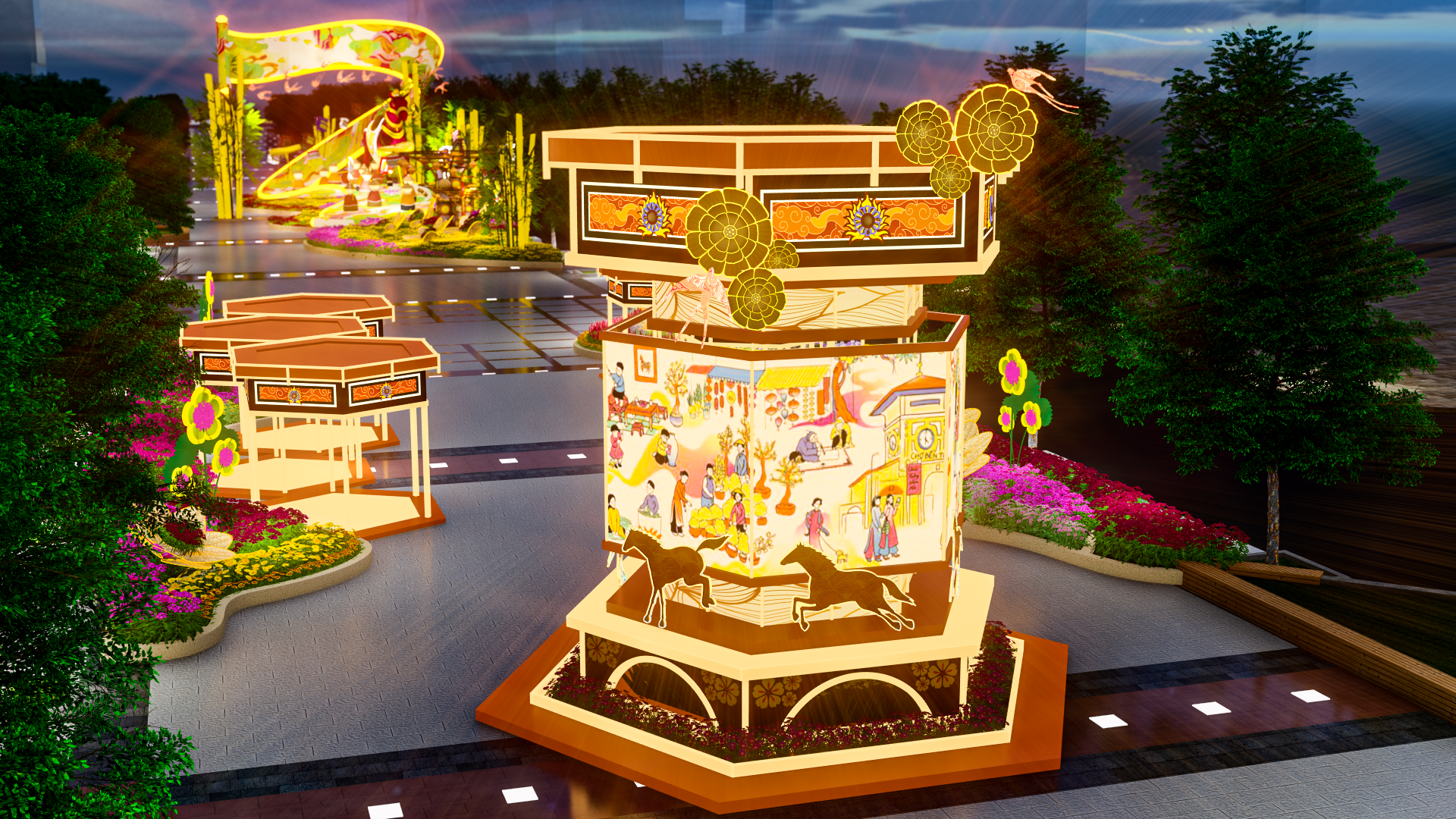 Đường hoa Nguyễn Huệ 2026 lần đầu có hai phiên bản trải nghiệm ngày – đêm- Ảnh 9.