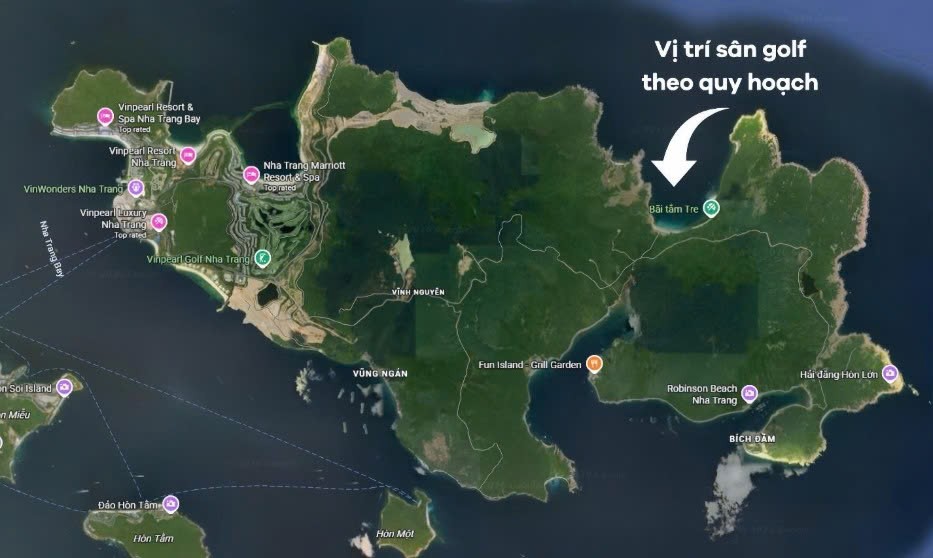 Vinpearl khởi công sân golf đẳng cấp 6 sao trên đảo hòn tre  - Ảnh 1.