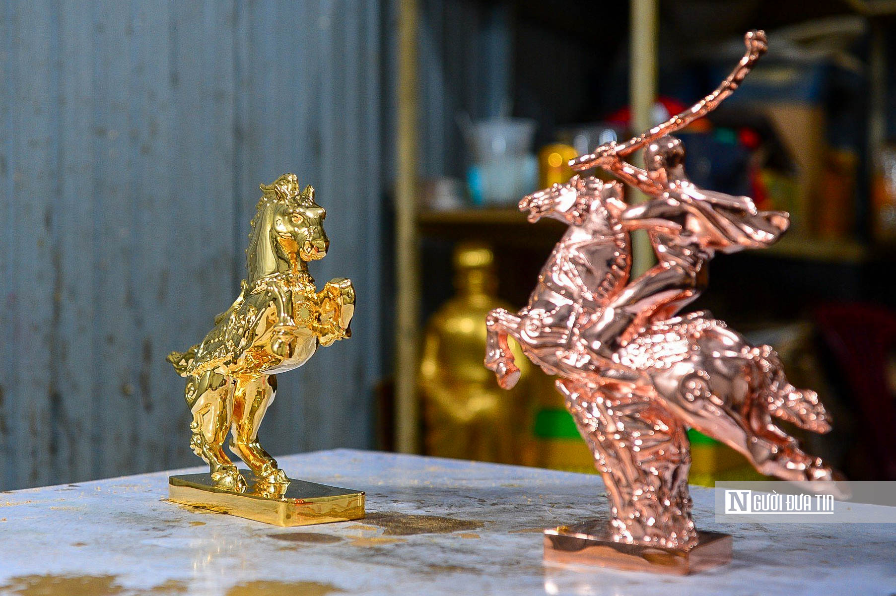 Ngắm linh vật ngựa lấy cảm hứng từ truyền thuyết Th&aacute;nh Gi&oacute;ng - Ảnh 1.