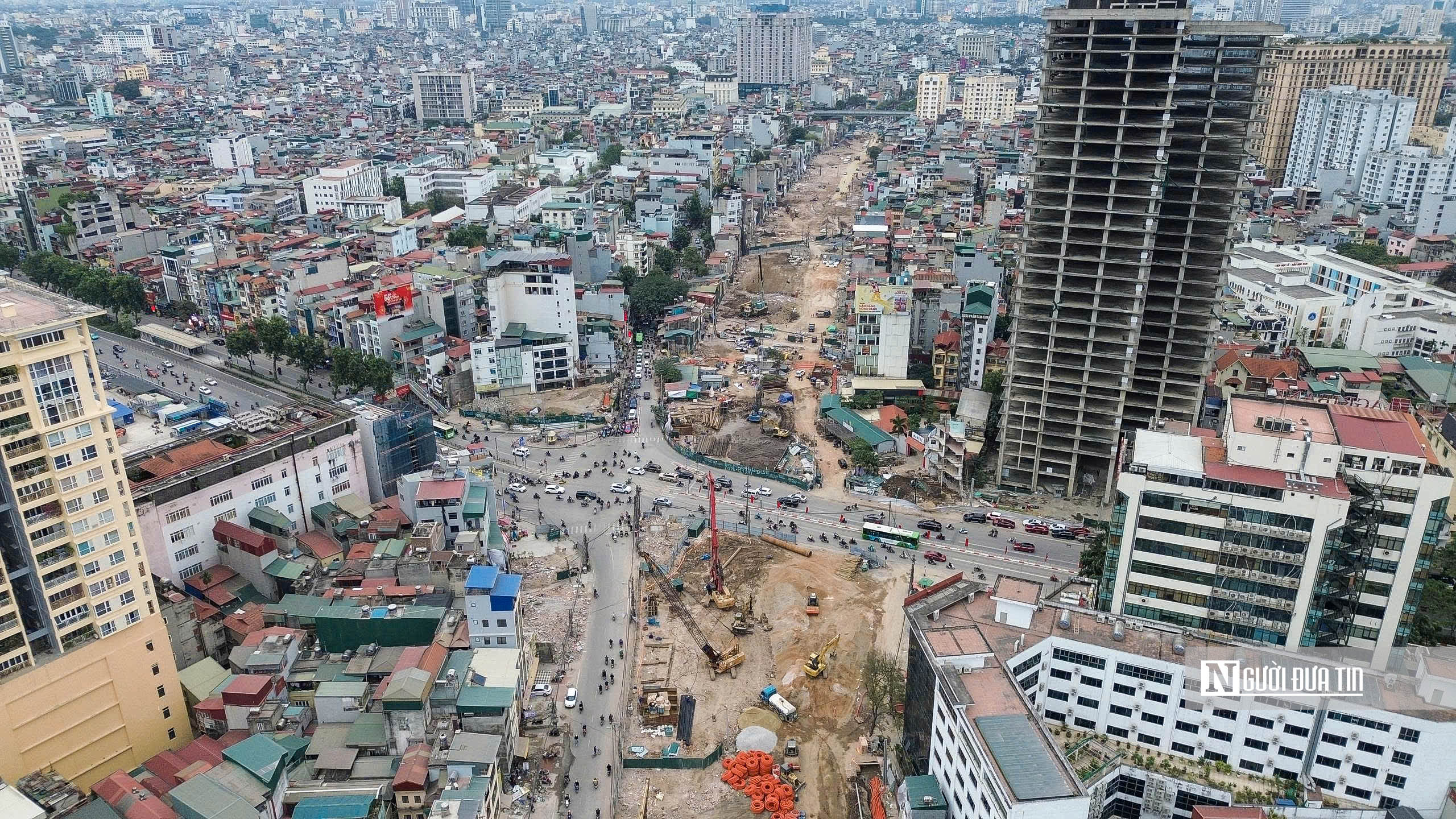 H&agrave; Nội: To&agrave;n cảnh 2 vị tr&iacute; x&acirc;y dựng cầu vượt tr&ecirc;n đường v&agrave;nh đai 1 - Ảnh 5.