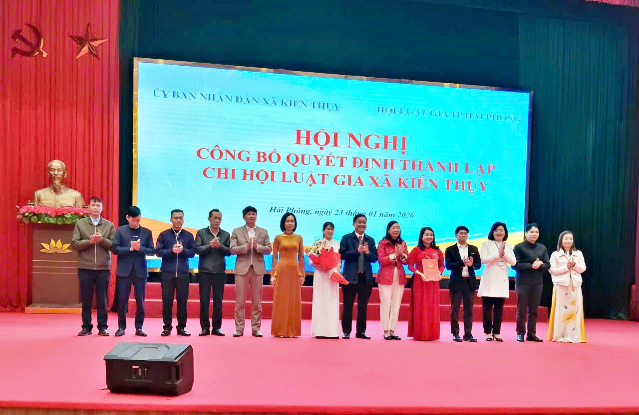 Thành lập Chi hội Luật gia cấp xã đầu tiên tại Hải Phòng- Ảnh 2.