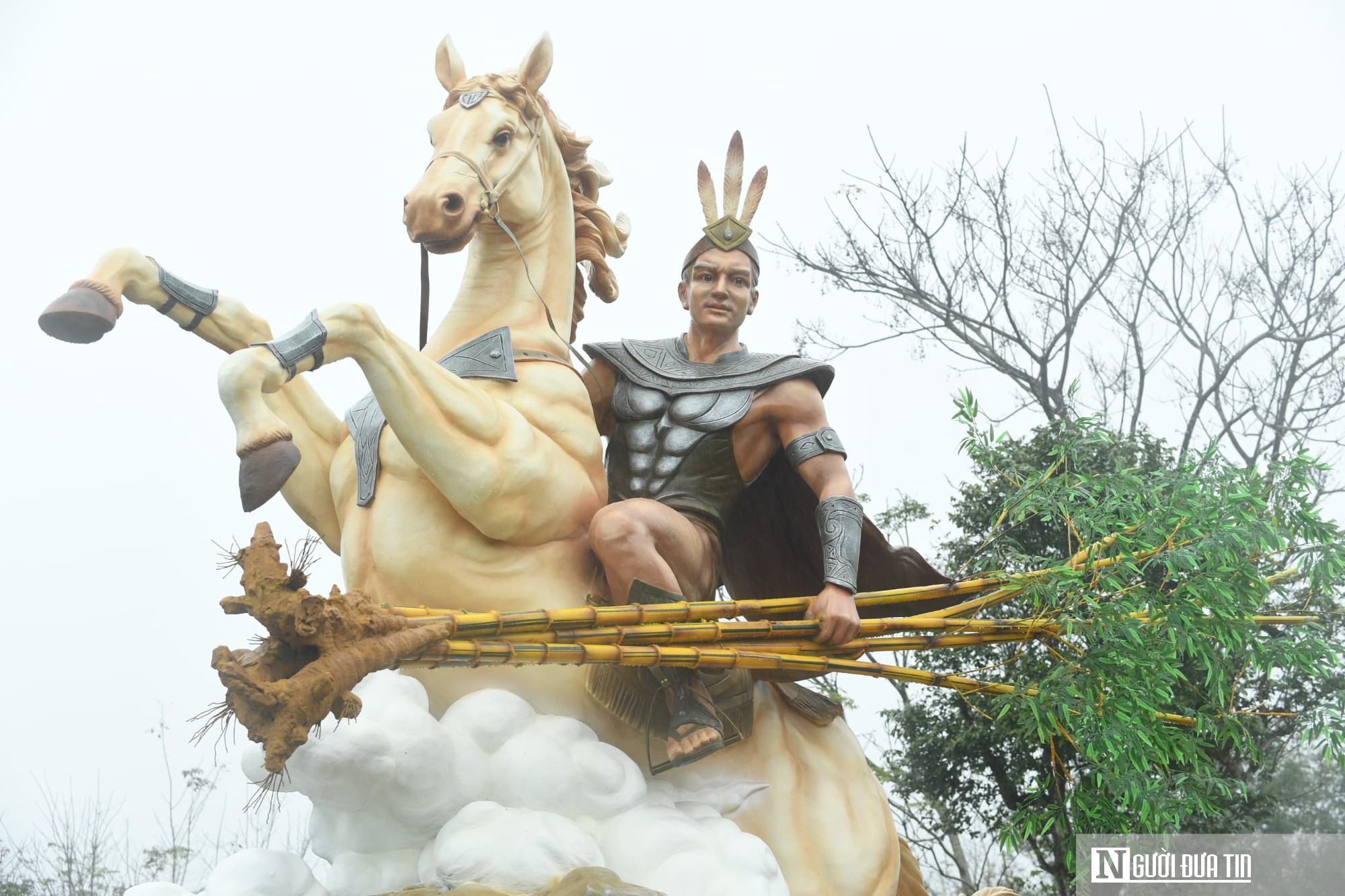 Chiêm ngưỡng linh vật ngựa như bước ra từ truyện cổ tích Thánh Gióng- Ảnh 2.
