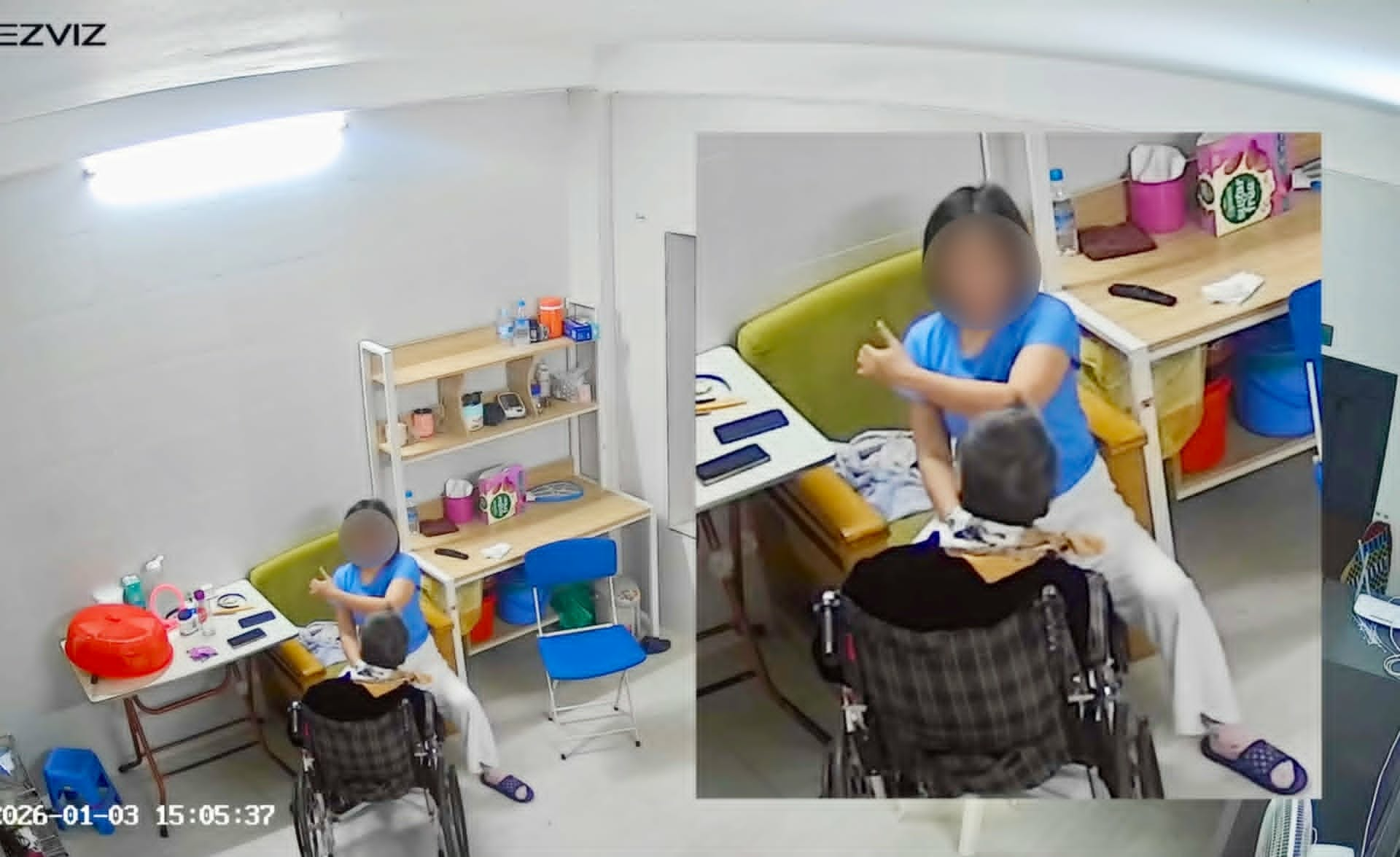 Soi camera, con trai bất ngờ phát hiện mẹ già 90 tuổi nhiều lần bị giúp việc bạo hành- Ảnh 1.