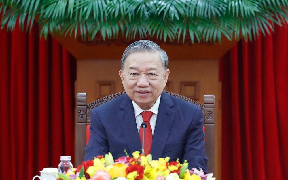 Đặc Ph&aacute;i vi&ecirc;n của Tổng B&iacute; thư T&ocirc; L&acirc;m hội kiến Tổng B&iacute; thư, Chủ tịch nước Trung Quốc Tập Cận B&igrave;nh - Ảnh 2.