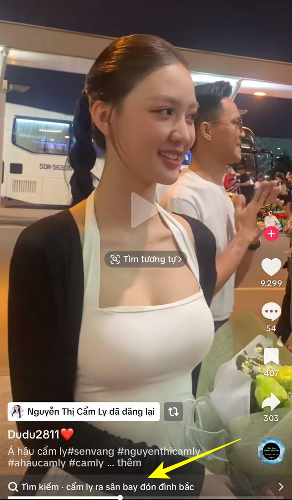 Thực hư h&igrave;nh ảnh &Aacute; hậu Cẩm Ly ra s&acirc;n bay đ&oacute;n cầu thủ Đ&igrave;nh Bắc? - Ảnh 7.
