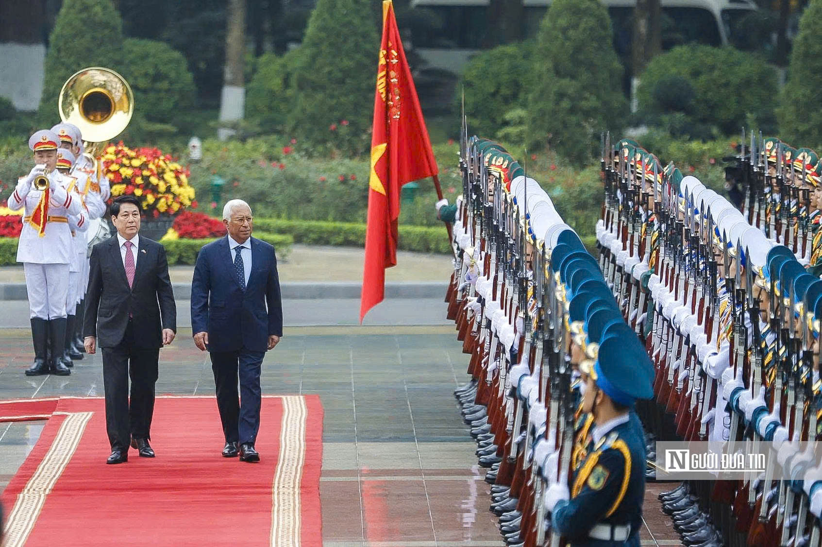 Chủ tịch nước Lương Cường chủ trì Lễ đón Chủ tịch Hội đồng châu Âu- Ảnh 8.