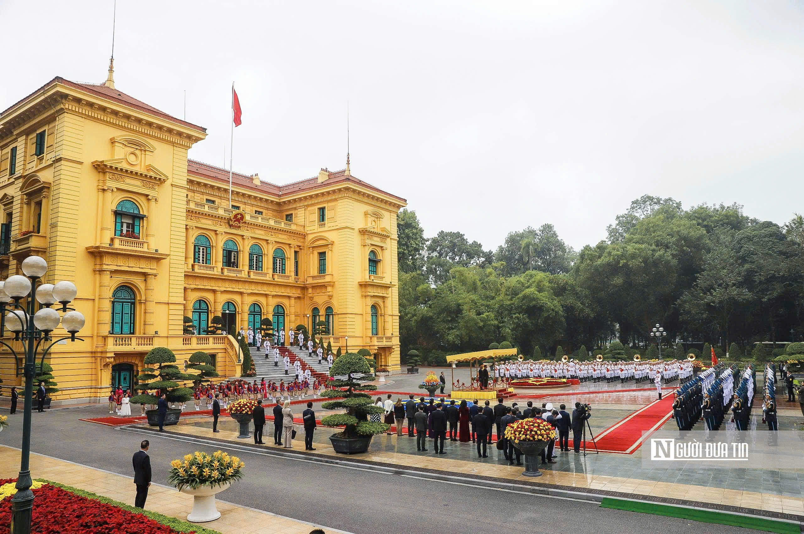 Chủ tịch nước Lương Cường chủ trì Lễ đón Chủ tịch Hội đồng châu Âu- Ảnh 4.