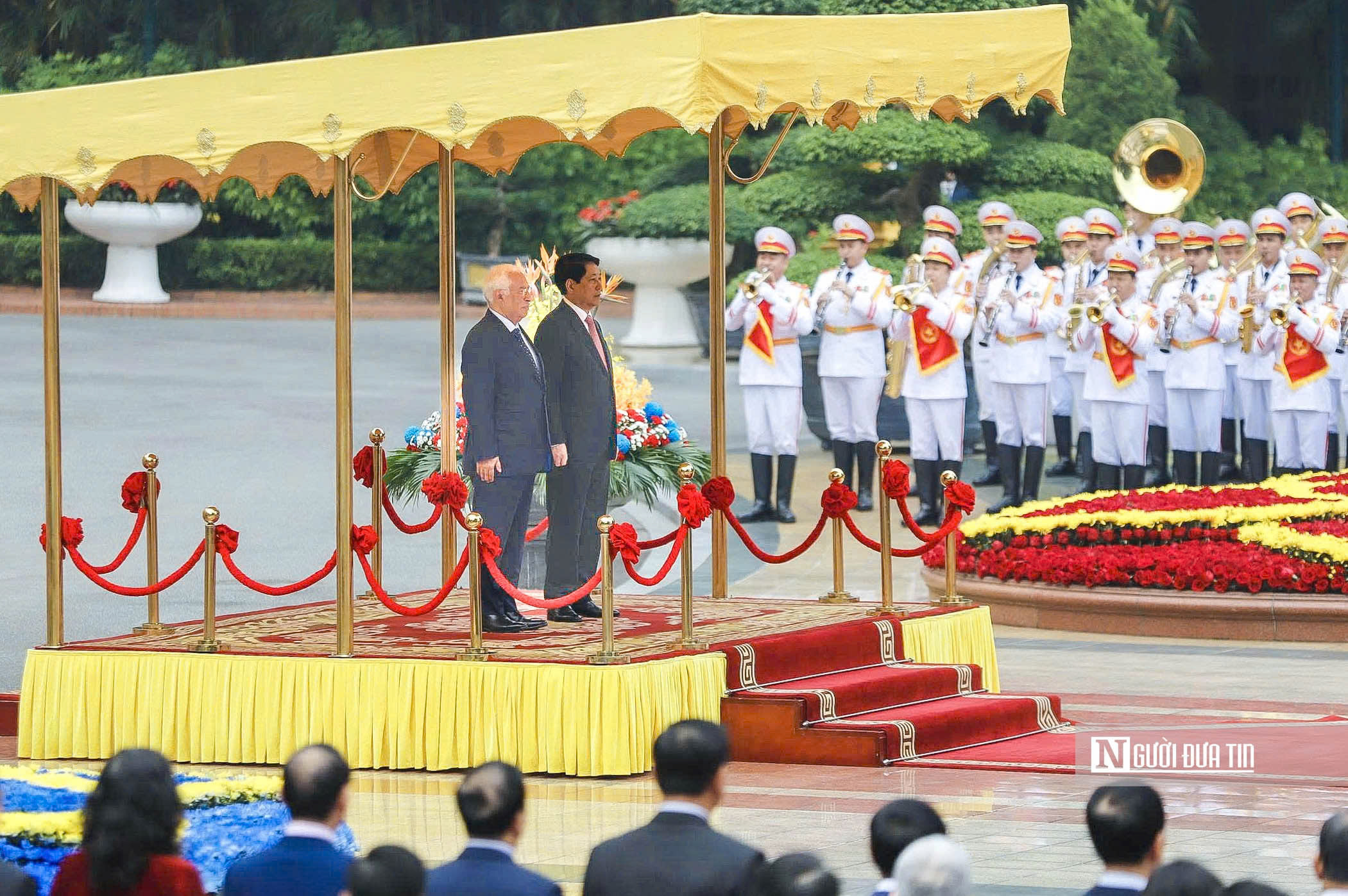 Chủ tịch nước Lương Cường chủ trì Lễ đón Chủ tịch Hội đồng châu Âu- Ảnh 5.