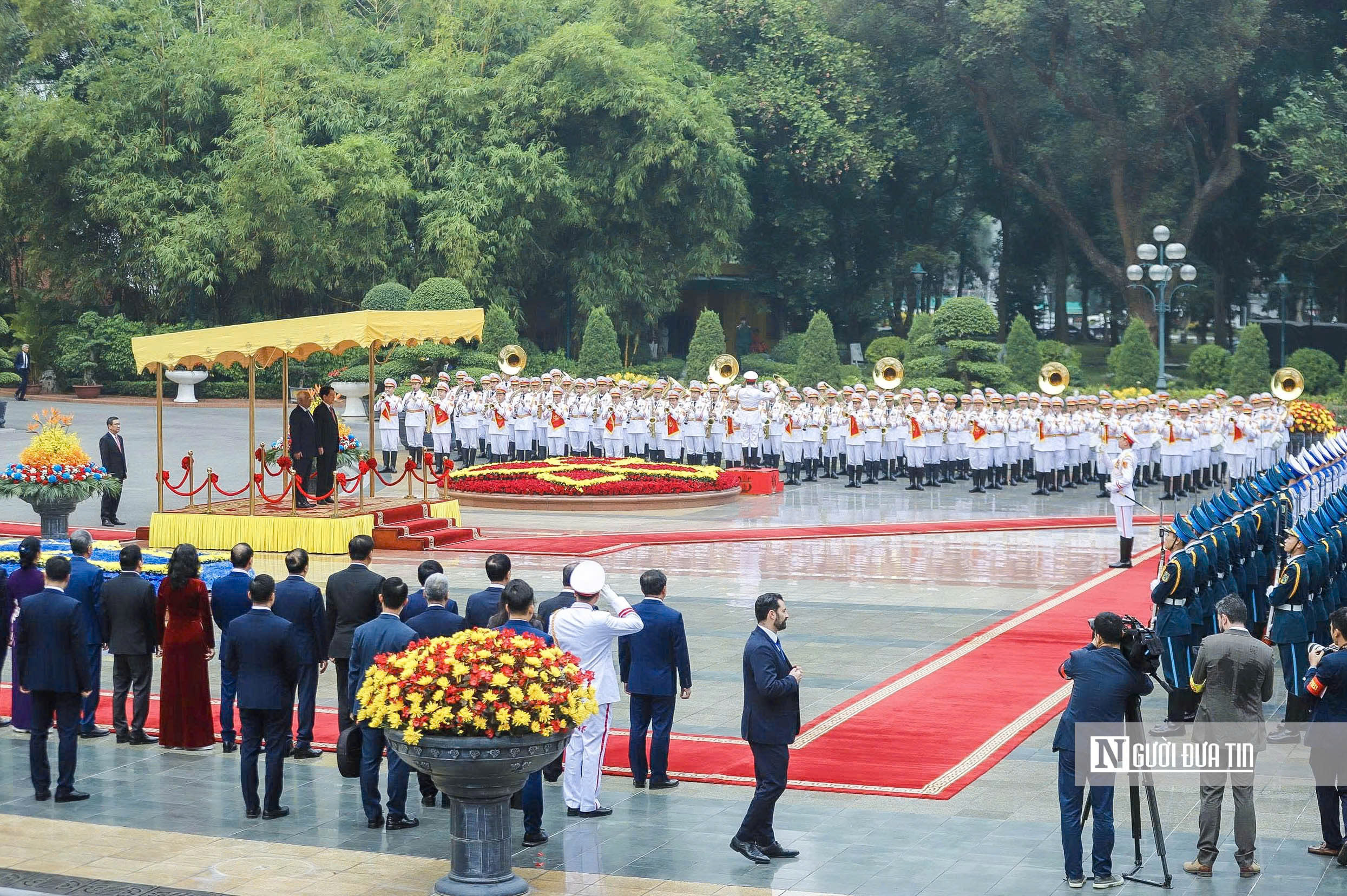 Chủ tịch nước Lương Cường chủ trì Lễ đón Chủ tịch Hội đồng châu Âu- Ảnh 6.