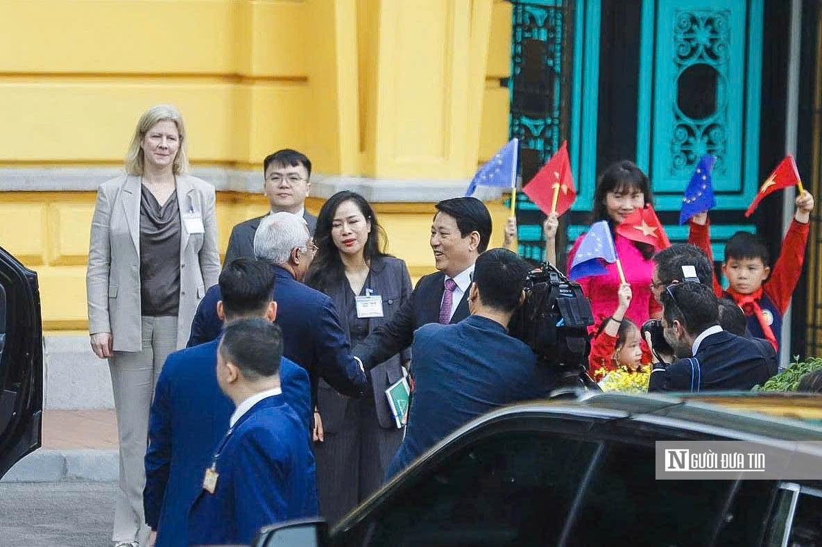 Chủ tịch nước Lương Cường chủ trì Lễ đón Chủ tịch Hội đồng châu Âu- Ảnh 2.