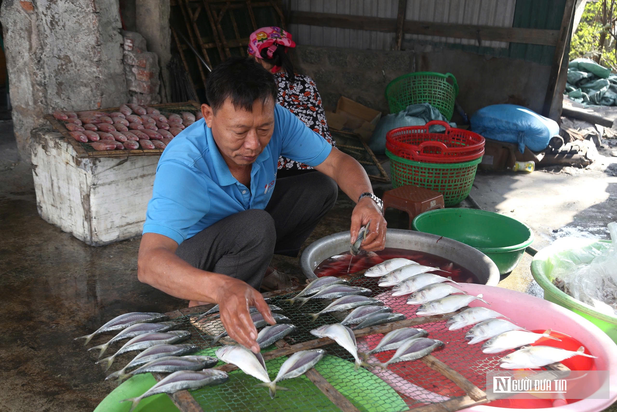 L&agrave;ng nướng c&aacute; nơi cửa biển tất bật ng&agrave;y cận Tết- Ảnh 4.