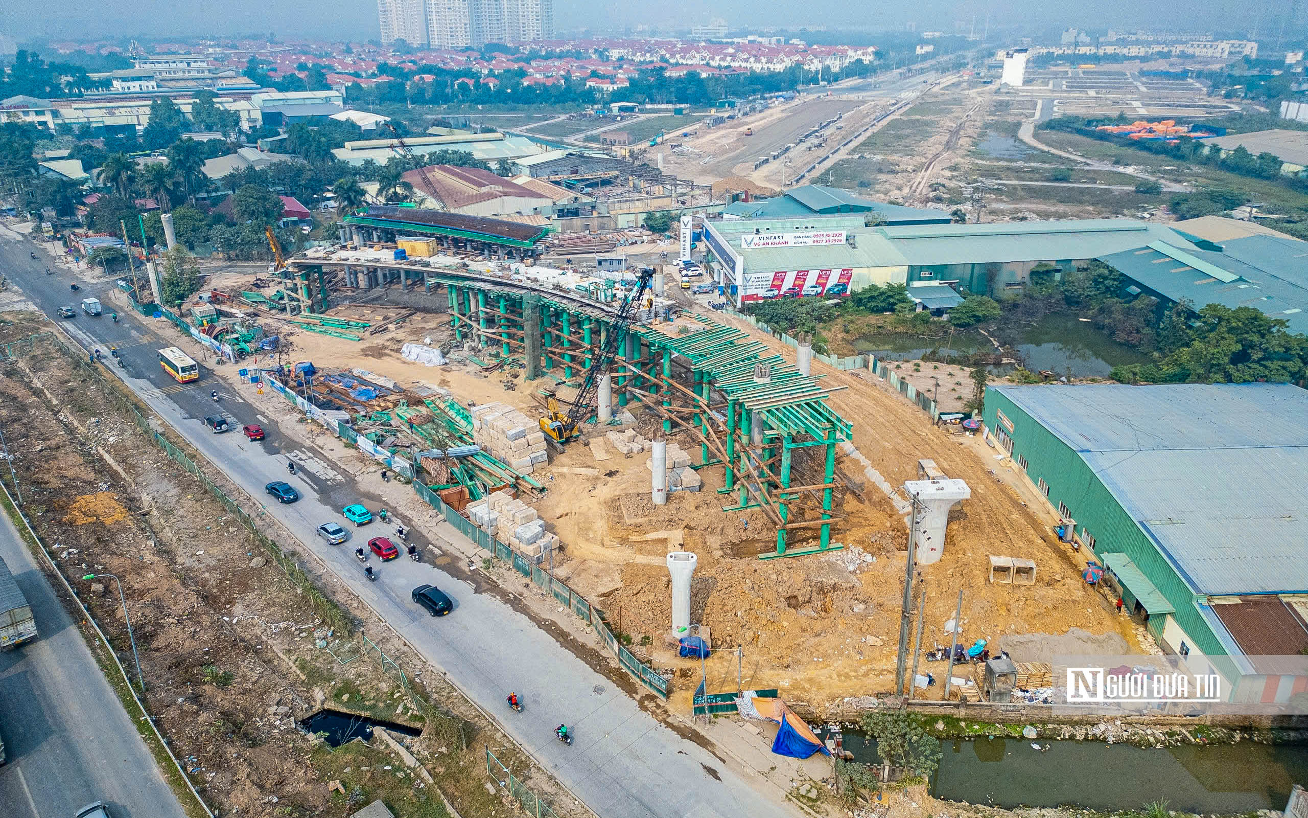 Hà Nội: Hình hài nút giao hơn 2.380 tỷ đồng dần lộ diện - Ảnh 8.