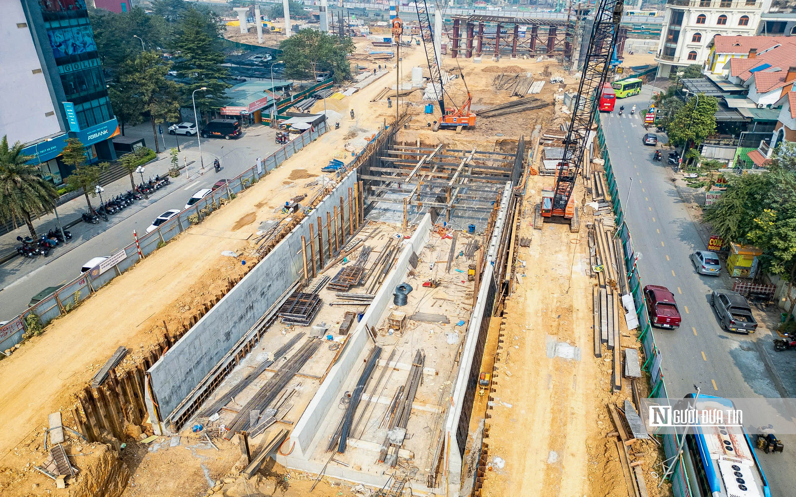 Hà Nội: Hình hài nút giao hơn 2.380 tỷ đồng dần lộ diện - Ảnh 10.