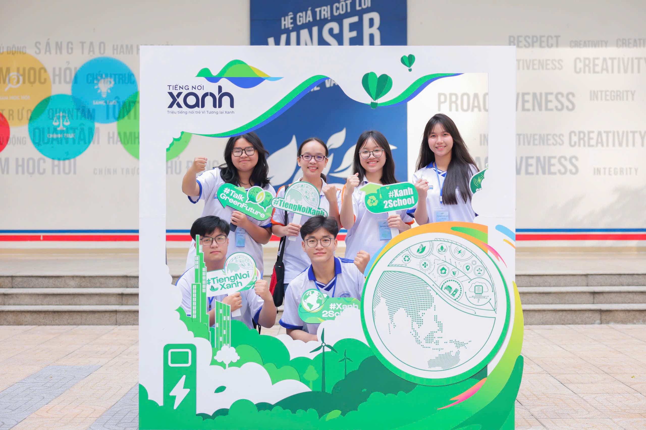 Ngôi trường miền Tây ghi dấu ấn tại cuộc thi Tiếng nói Xanh - Ảnh 2.