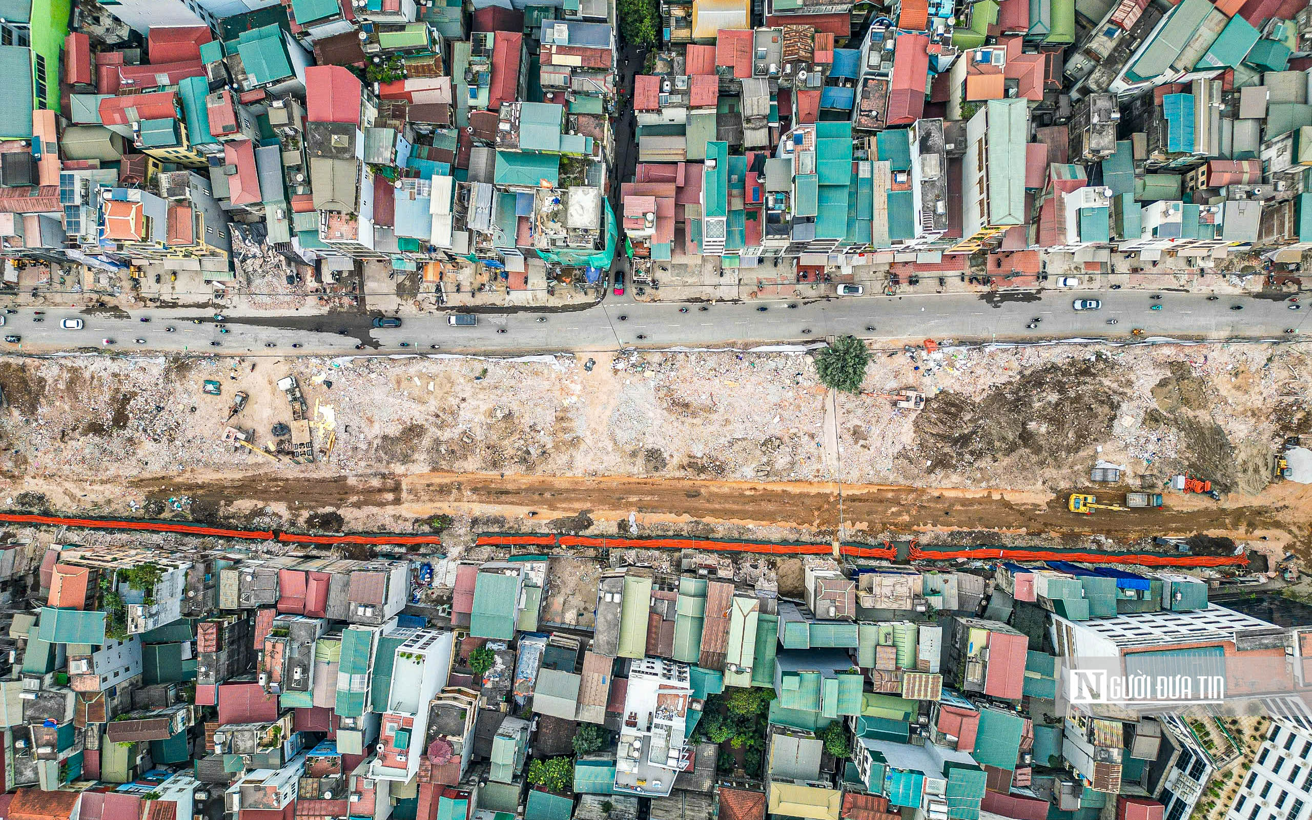 Hà Nội: Nhộn nhịp trên công trường thi công vành đai 1- Ảnh 5. Hà Nội: Nhộn nhịp trên công trường thi công vành đai 1- Ảnh 5.