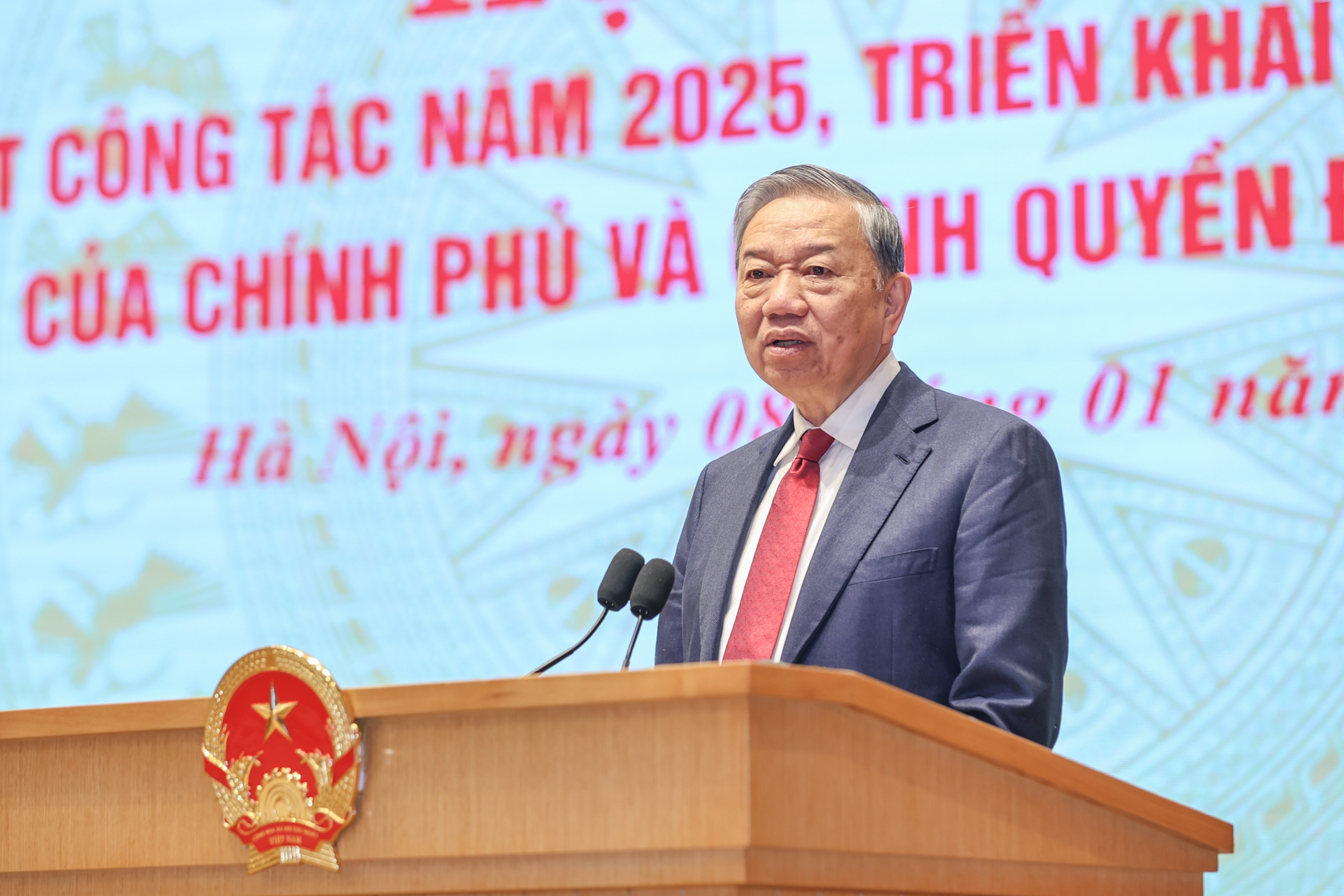 Tổng Bí thư Tô Lâm: Đổi mới căn bản tư duy phát triển, phương thức quản trị và phân bổ nguồn lực - Ảnh 1.