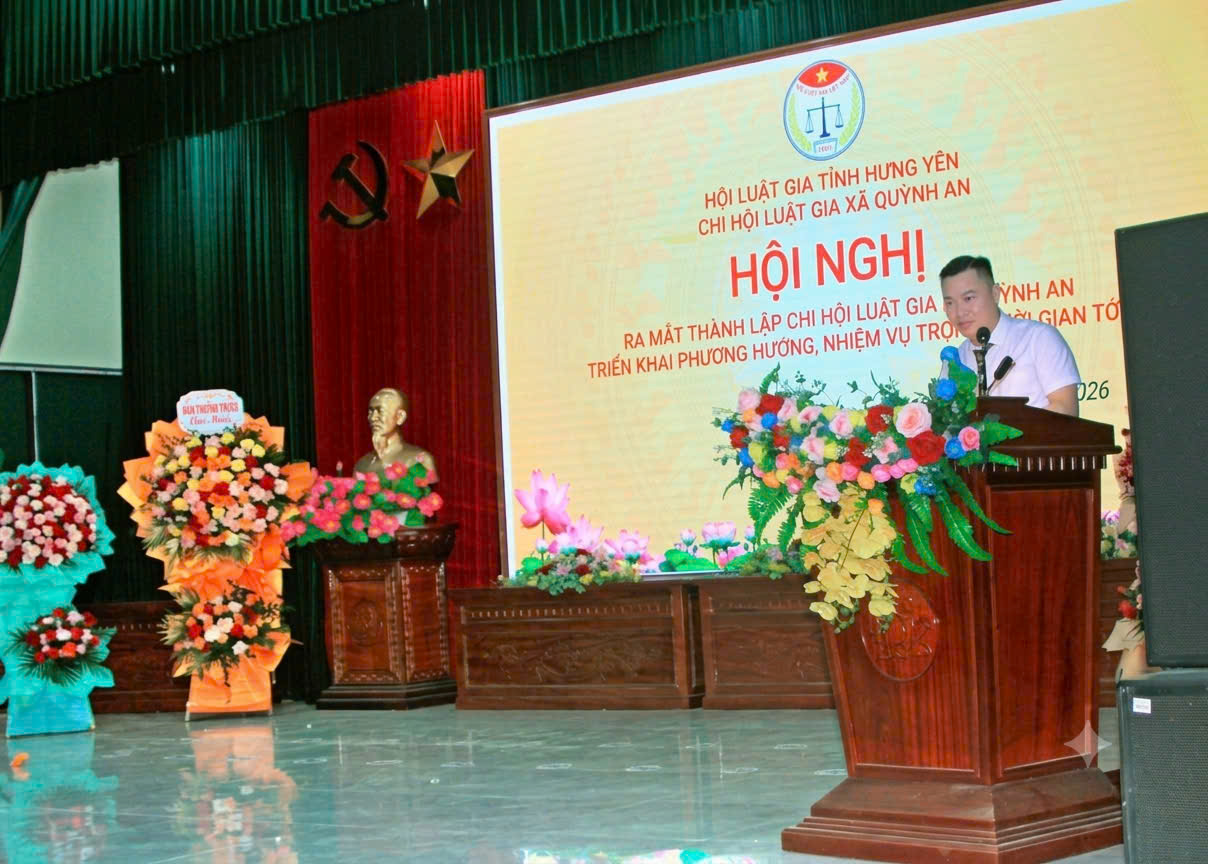 Tổ chức Hội nghị công bố quyết định thành lập Chi hội Luật gia - Ảnh 3.