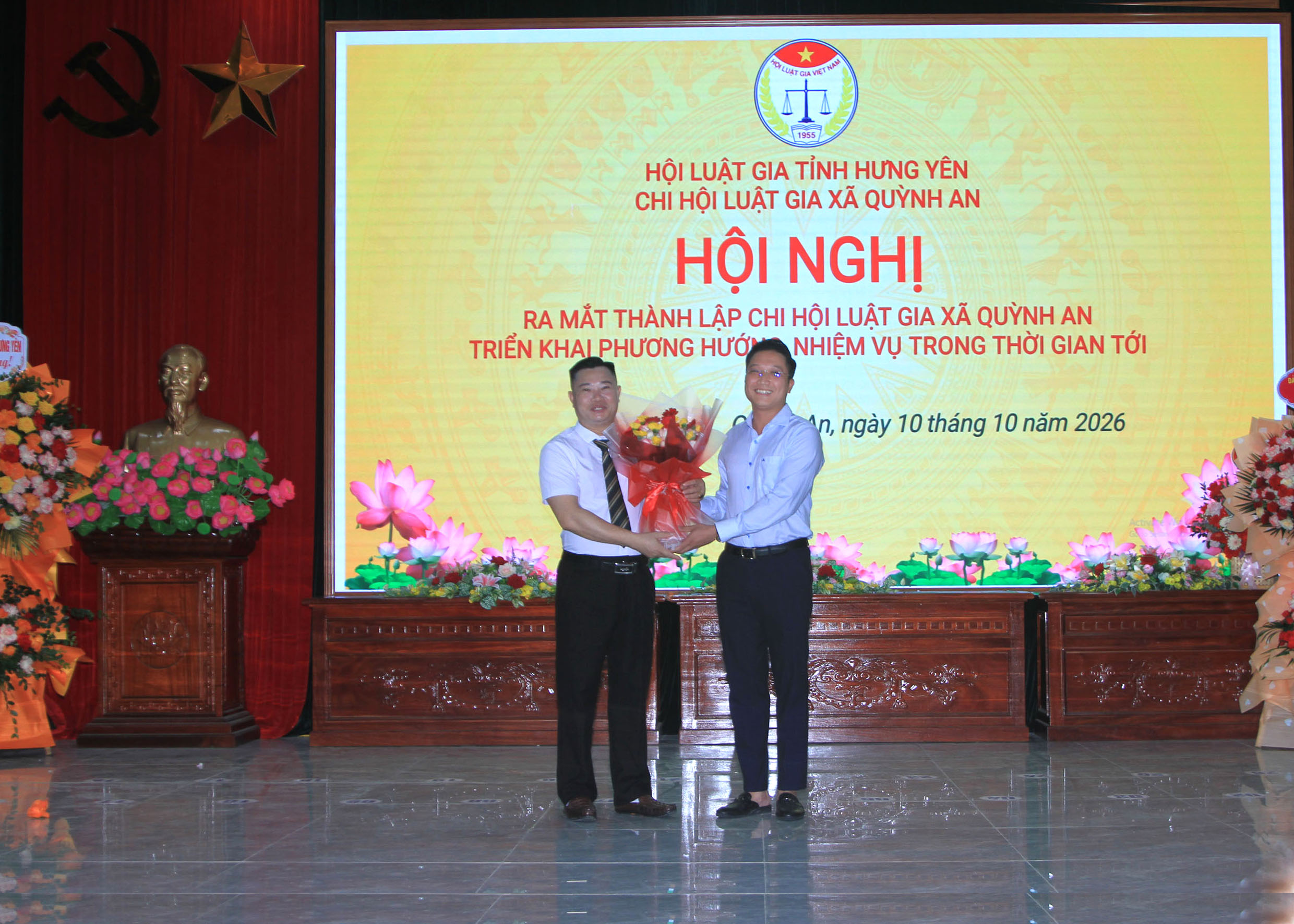 Tổ chức Hội nghị công bố quyết định thành lập Chi hội Luật gia - Ảnh 6.