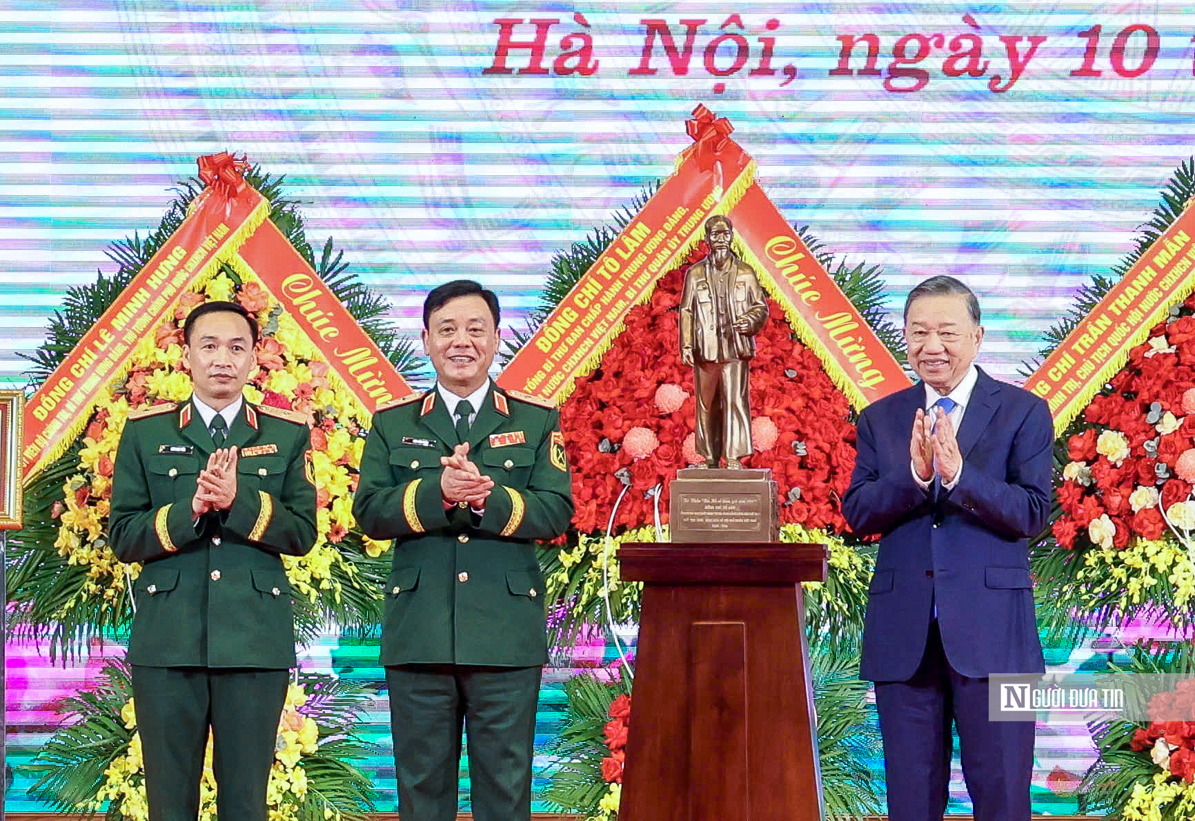 Tổng B&iacute; thư, Chủ tịch nước T&ocirc; L&acirc;m dự lễ kỷ niệm 80 năm Ng&agrave;y truyền thống Lực lượng vũ trang Thủ đ&ocirc;- Ảnh 8.