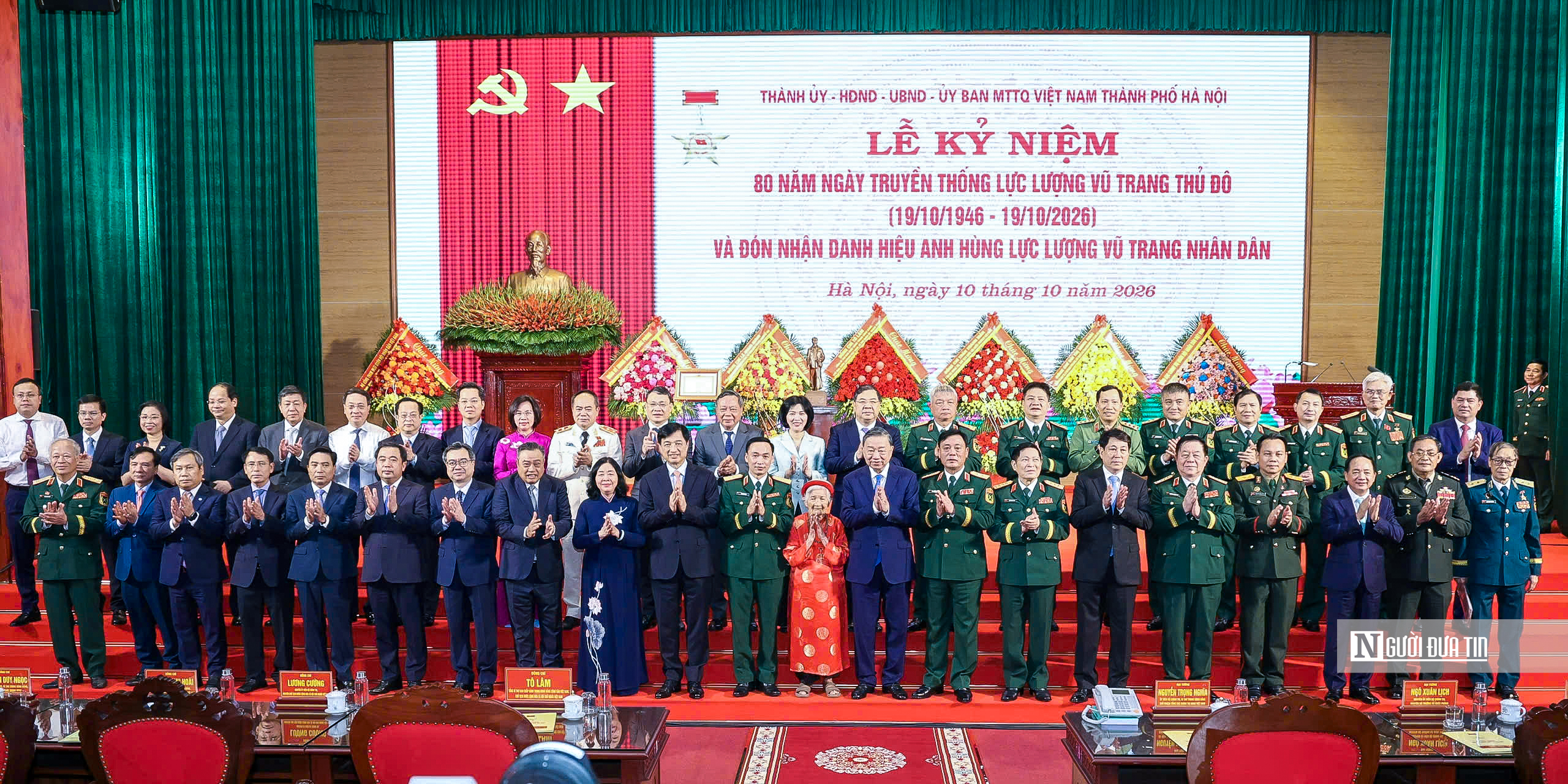 Tổng B&iacute; thư, Chủ tịch nước T&ocirc; L&acirc;m dự lễ kỷ niệm 80 năm Ng&agrave;y truyền thống Lực lượng vũ trang Thủ đ&ocirc;- Ảnh 10.