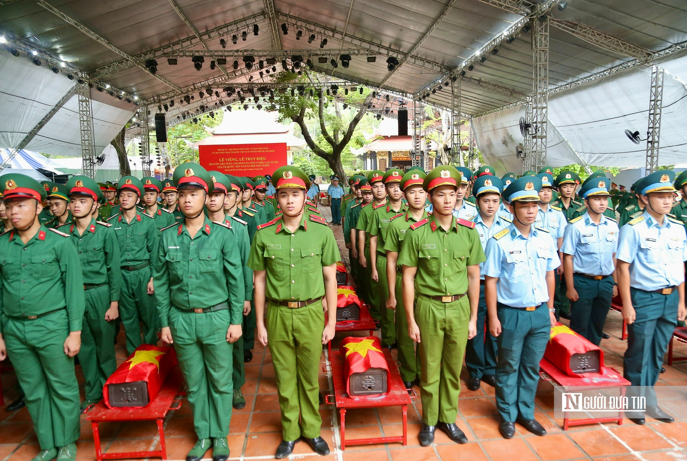 Tp.HCM tổ chức lễ truy điệu và an táng 731 hài cốt liệt sĩ quy tập tại Công viên Lê Thị Riêng- Ảnh 1.