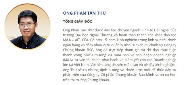 2 thành viên HĐQT Chứng khoán Bảo Minh đồng loạt từ nhiệm - Ảnh 1.