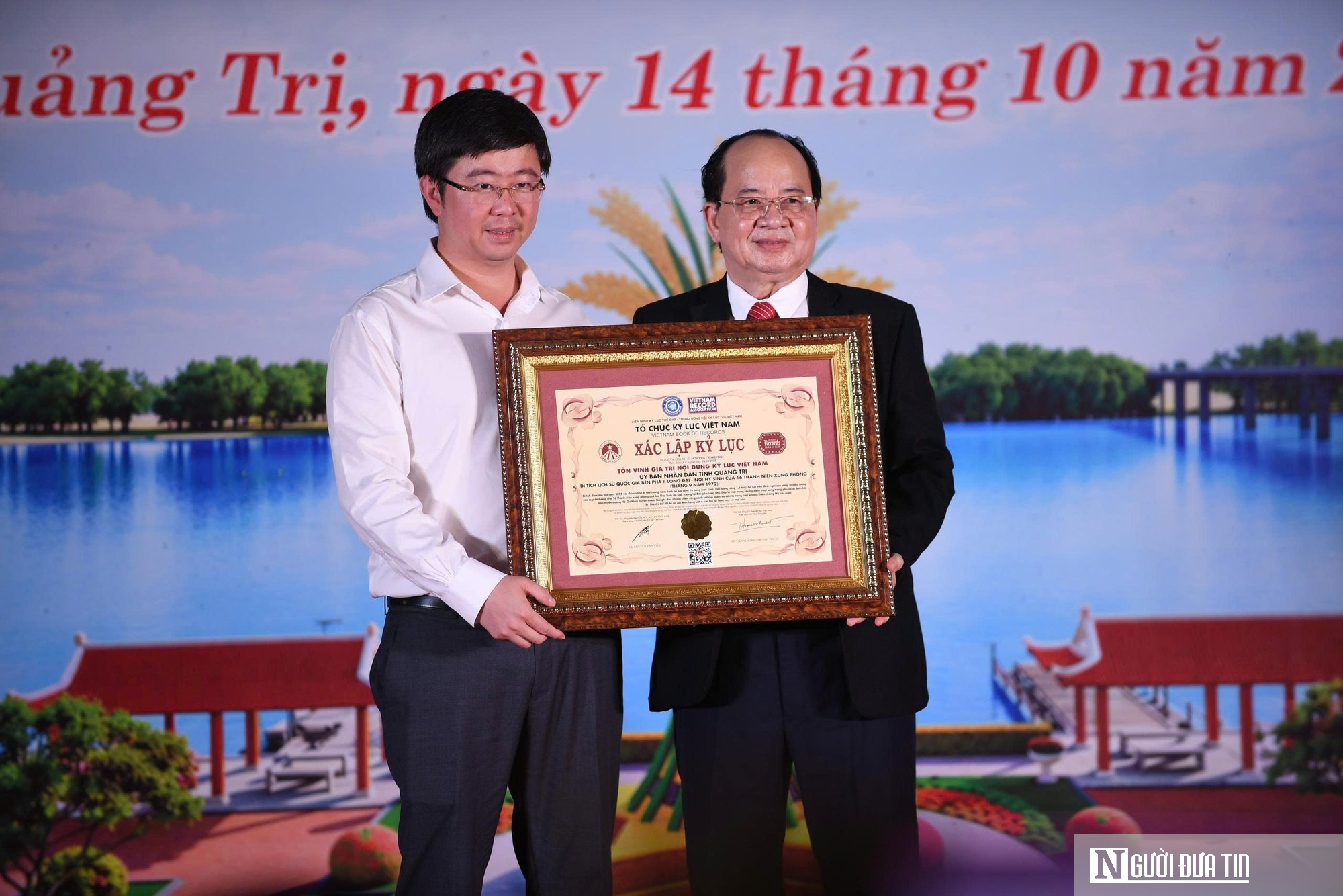 T&ocirc;n vinh gi&aacute; trị kỷ lục Việt Nam Di t&iacute;ch lịch sử quốc gia Bến ph&agrave; II Long Đại- Ảnh 2.