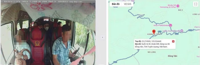Vô tư dùng điện thoại, không thắt dây an toàn khi lái xe, tài xế xe khách bị phạt 6,8 triệu đồng - Ảnh 1.