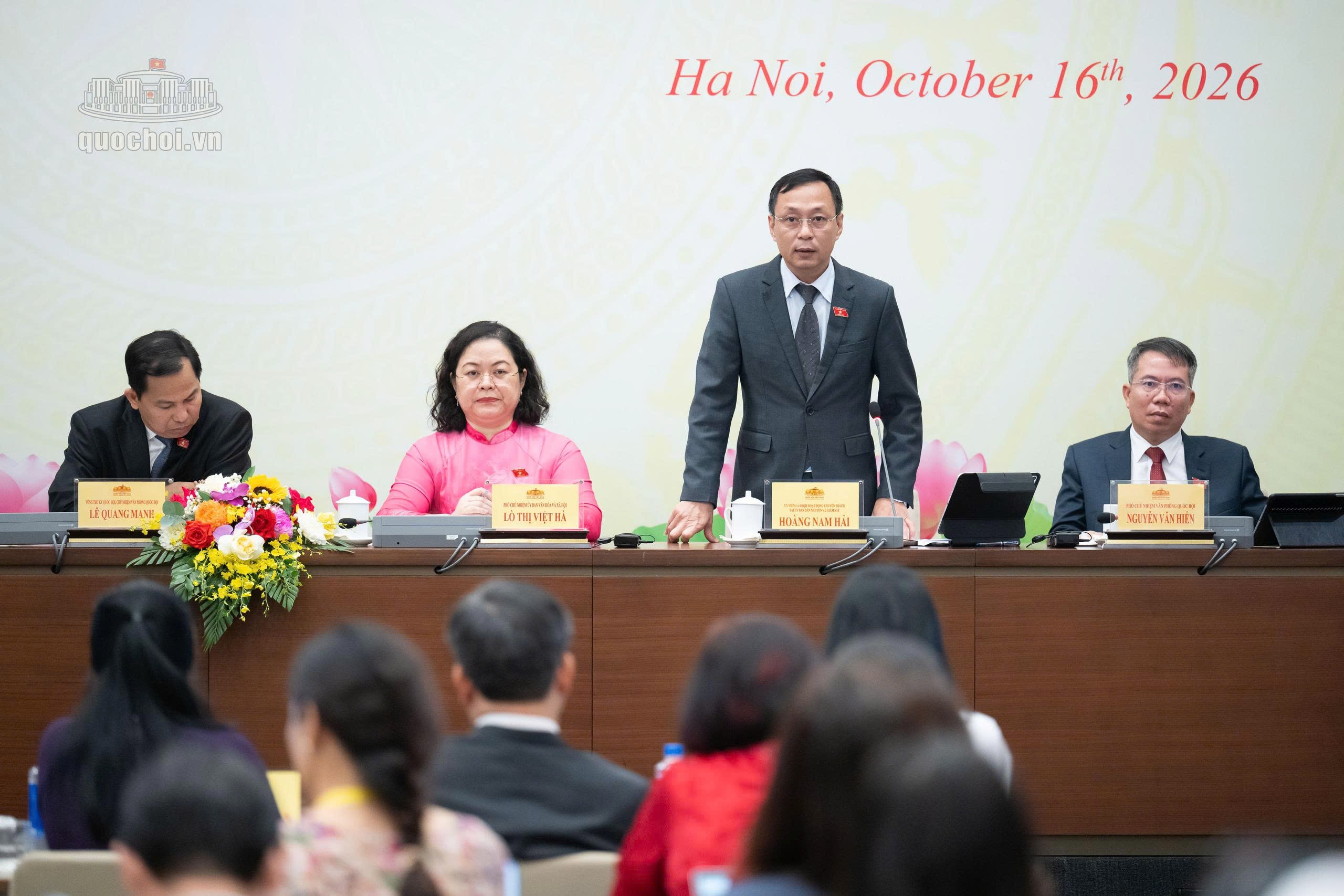 Kỳ họp thứ 2, Quốc hội dự kiến chọn 2 trong 6 lĩnh vực để chất vấn - Ảnh 1.