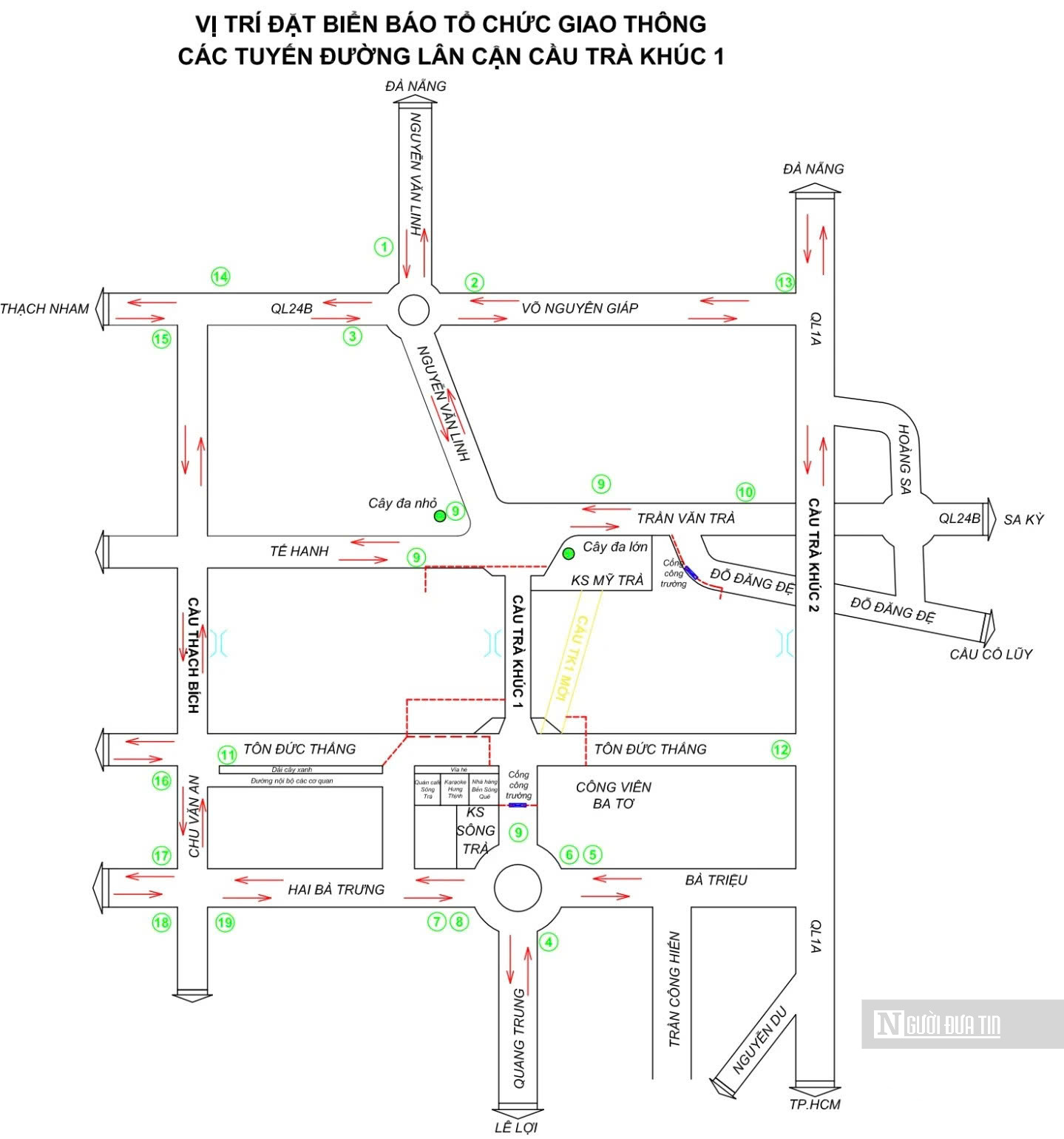 Đóng cầu Trà Khúc 1 từ 14 giờ ngày 18/10, phương tiện qua sông bằng cách nào?- Ảnh 2.