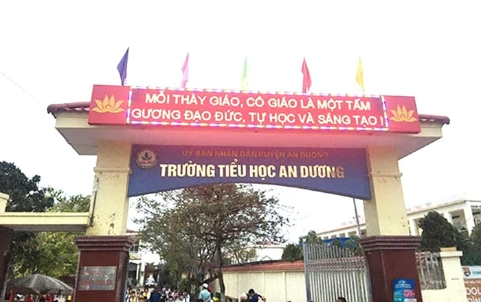 Công an Tp.Hải Phòng thông tin vụ học sinh lớp 1 tử vong ở sân trường - Ảnh 1.