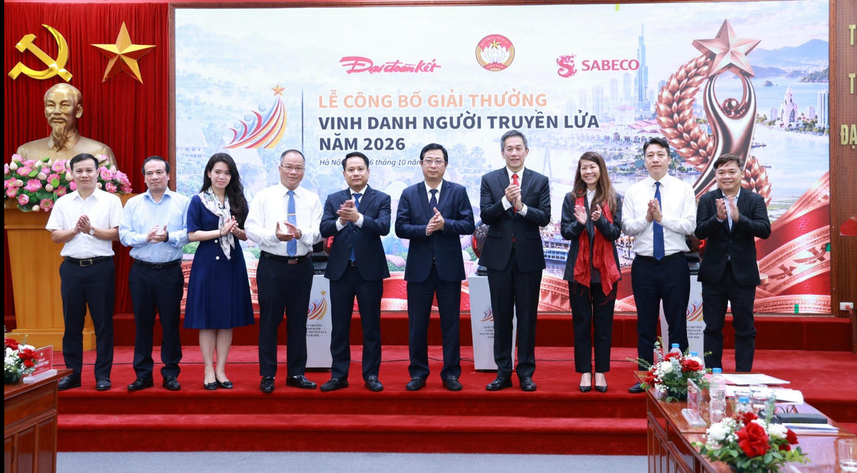 Báo Đại đoàn kết phối hợp với SABECO công bố Chương trình “Vinh danh Người truyền lửa” năm 2026- Ảnh 11.