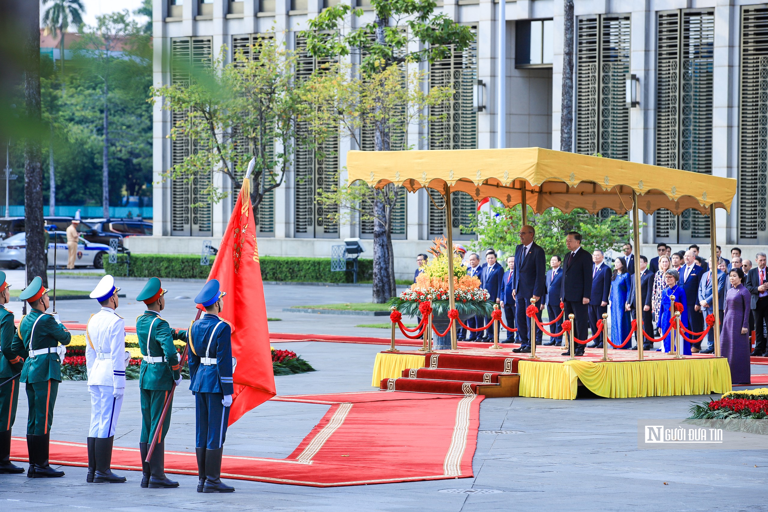 Tổng Bí thư, Chủ tịch nước Tô Lâm chủ trì lễ đón Tổng thống Liên bang Thụy Sĩ- Ảnh 6.