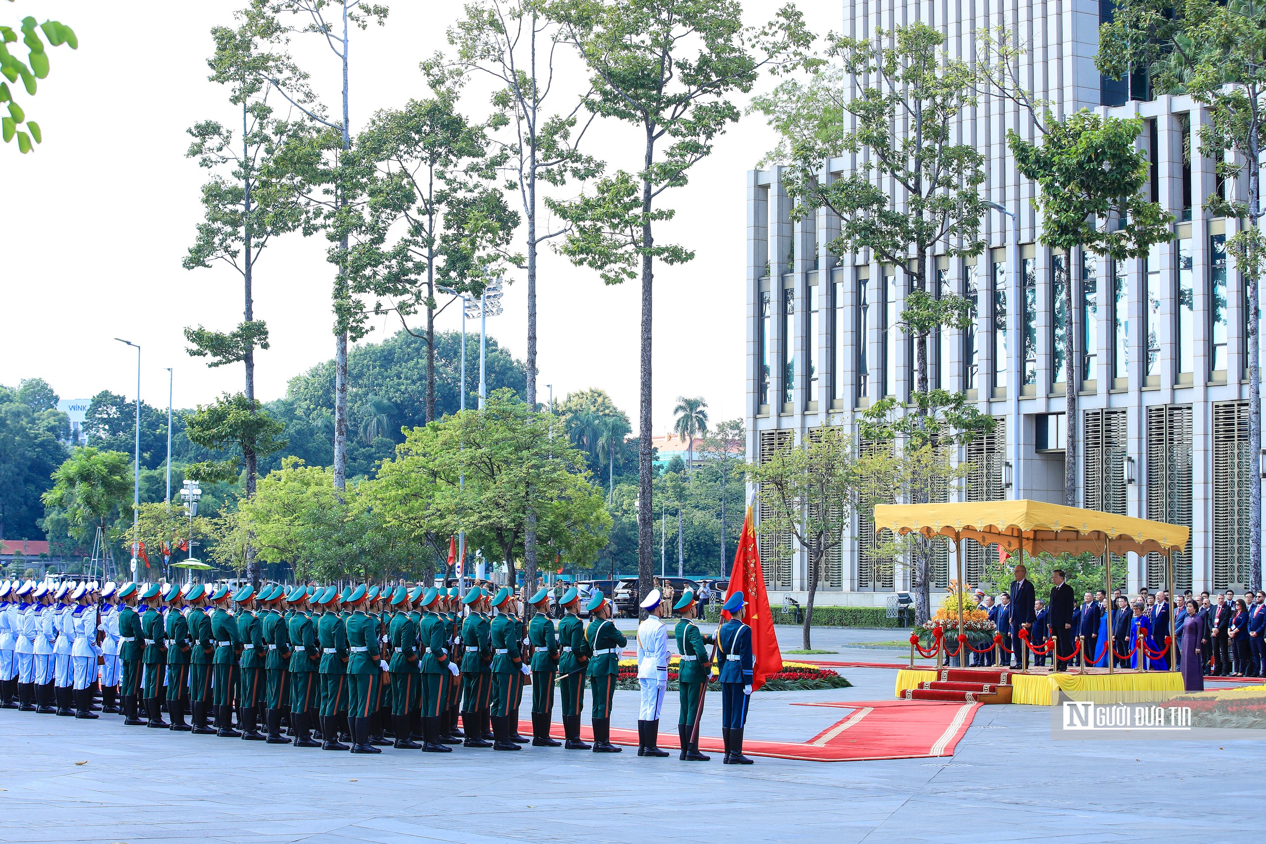 Tổng Bí thư, Chủ tịch nước Tô Lâm chủ trì lễ đón Tổng thống Liên bang Thụy Sĩ- Ảnh 4.
