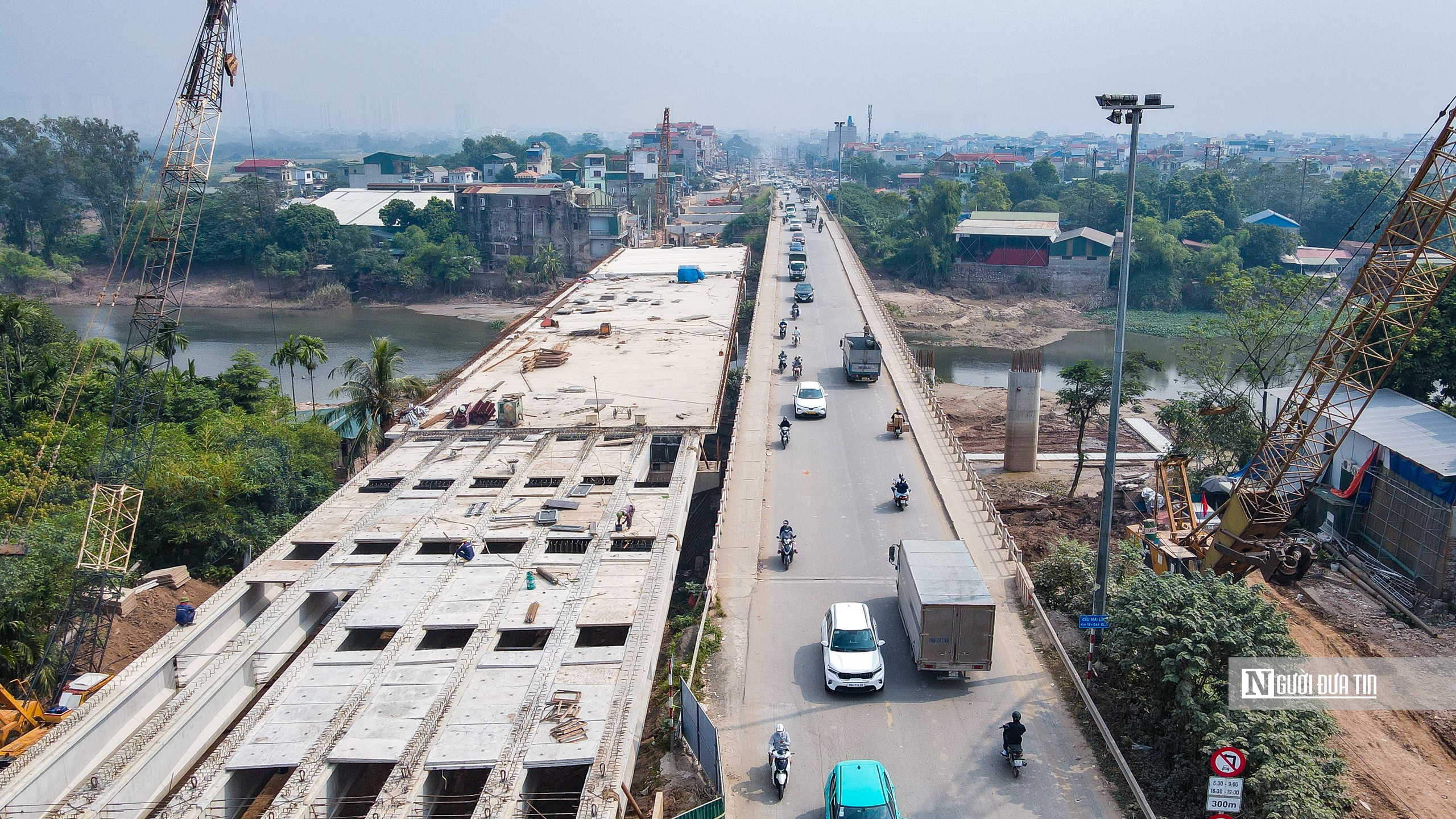 Hà Nội: Gấp rút thi công cầu Mai Lĩnh, phấn đấu thông xe vào tháng 12- Ảnh 10.