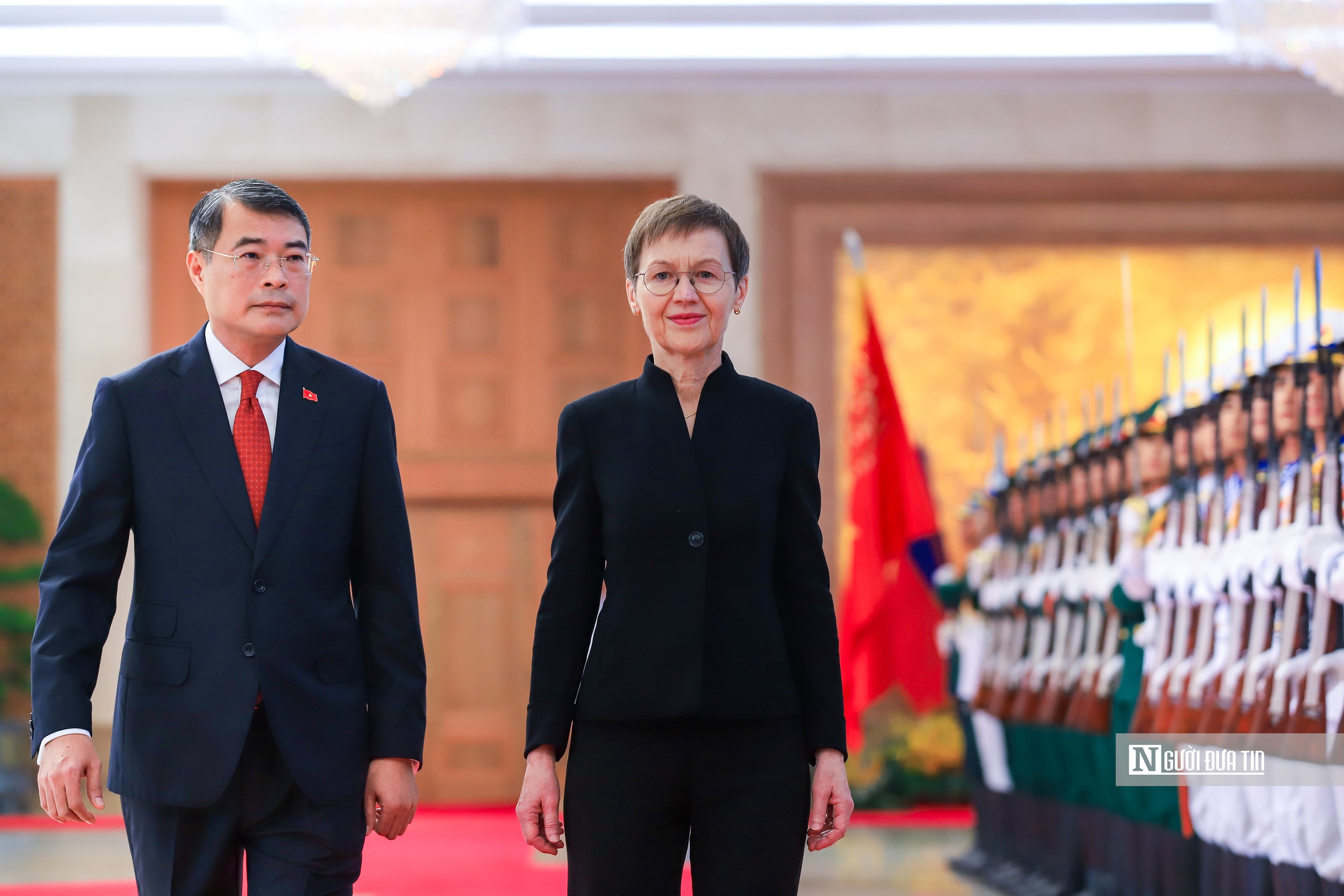 Thủ tướng Lê Minh Hưng chủ trì lễ đón Thủ tướng Công quốc Liechtenstein- Ảnh 8.