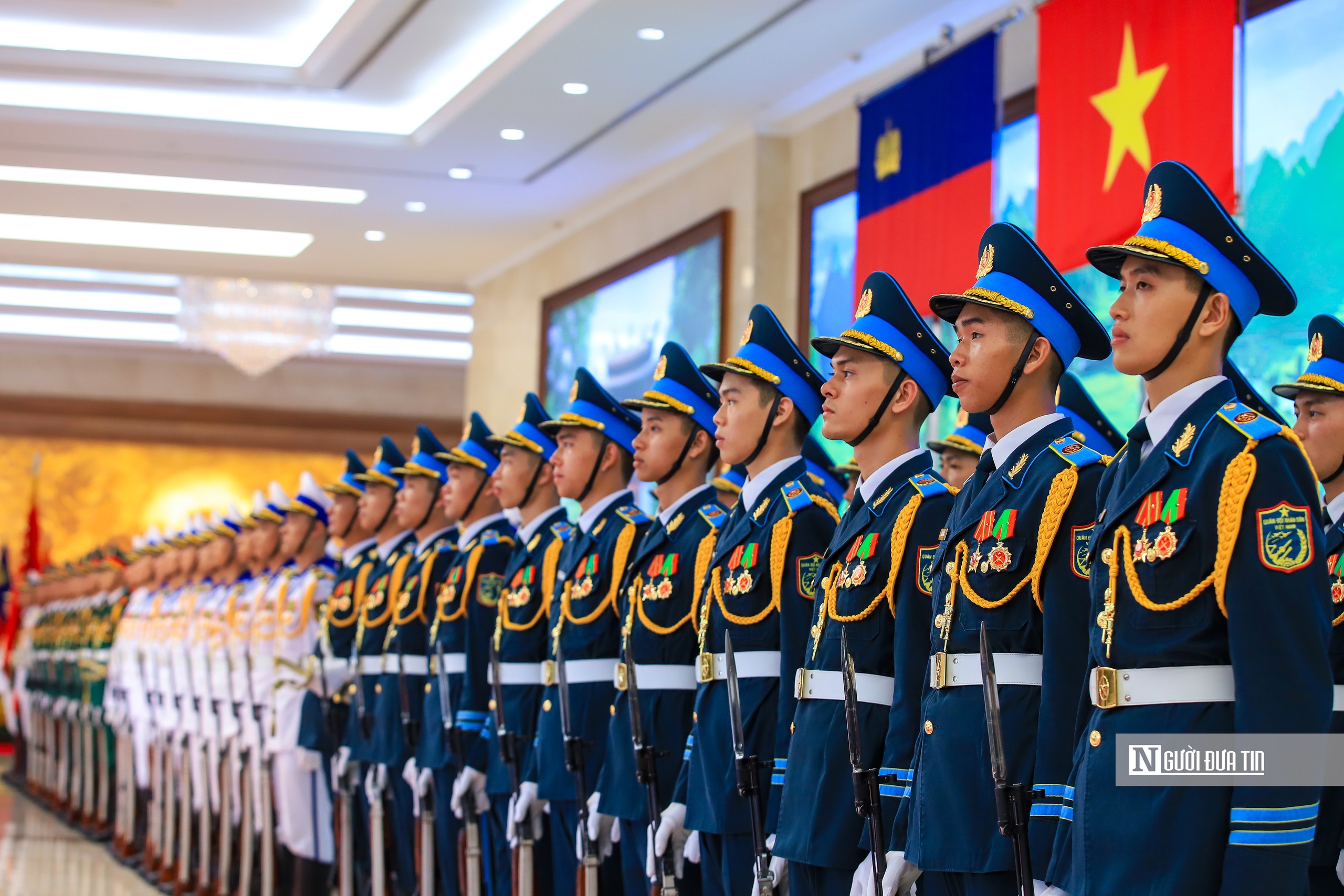 Thủ tướng Lê Minh Hưng chủ trì lễ đón Thủ tướng Công quốc Liechtenstein- Ảnh 1.