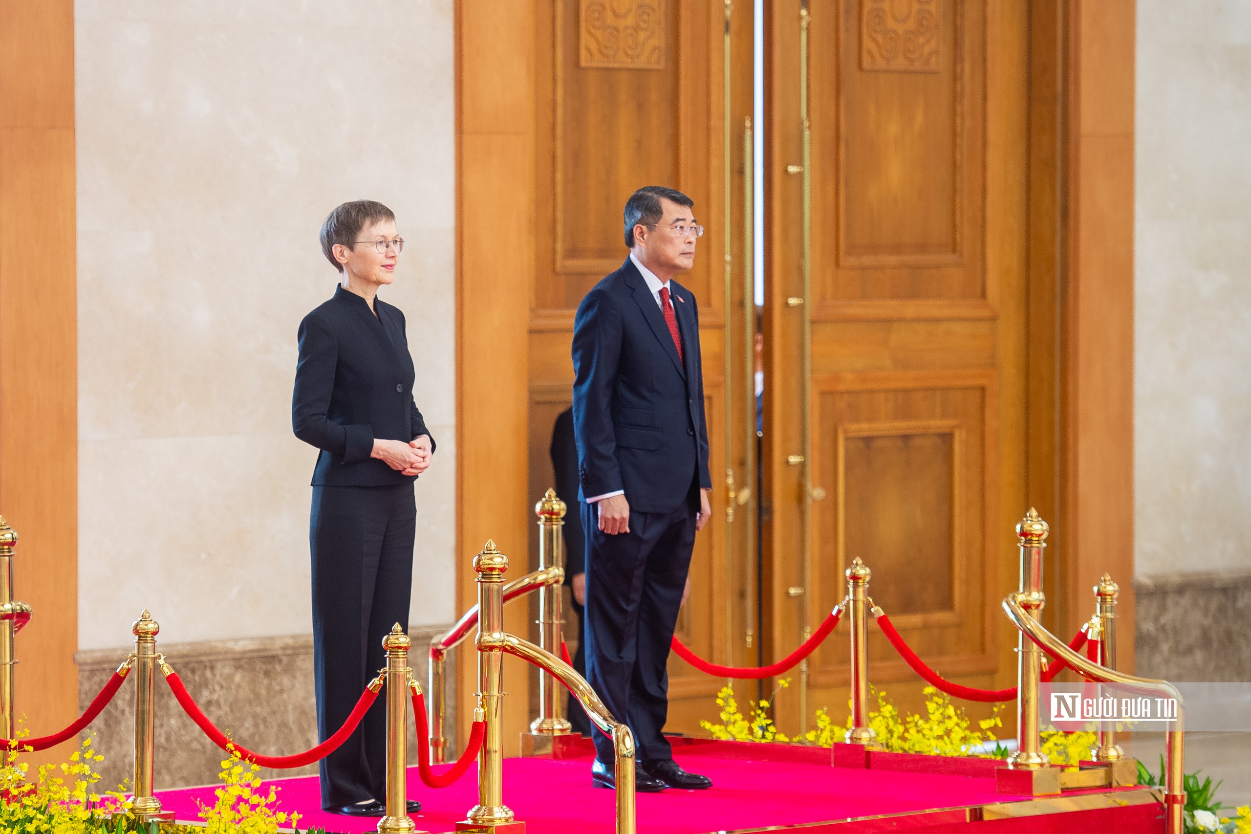 Thủ tướng Lê Minh Hưng chủ trì lễ đón Thủ tướng Công quốc Liechtenstein- Ảnh 2.