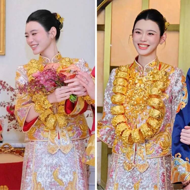 Cựu siêu mẫu được mẹ chồng tặng quà cưới 22 chiếc vòng vàng trị giá 10 tỷ đồng - Ảnh 1.