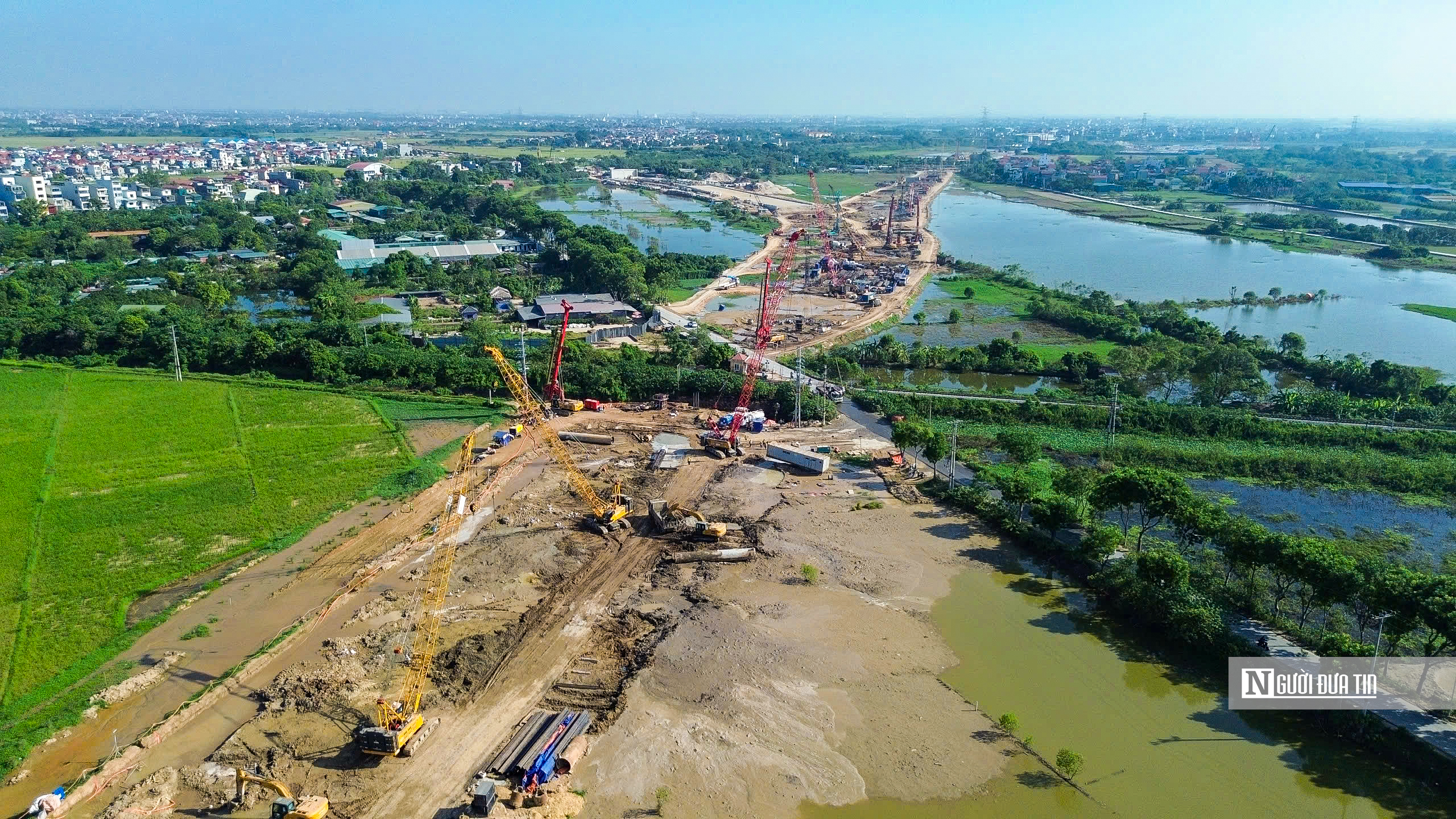 Toàn cảnh tuyến đường kết nối sân bay Gia Bình với Thủ đô Hà Nội - Ảnh 3.