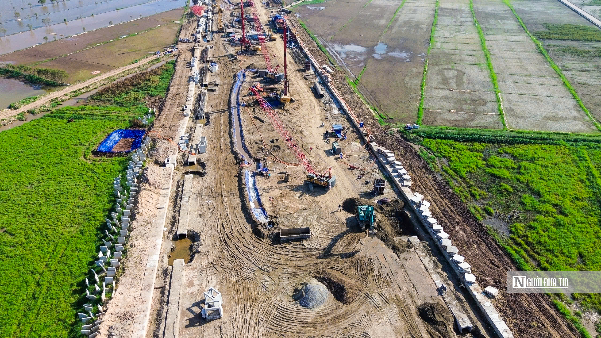 Toàn cảnh tuyến đường kết nối sân bay Gia Bình với Thủ đô Hà Nội - Ảnh 4.