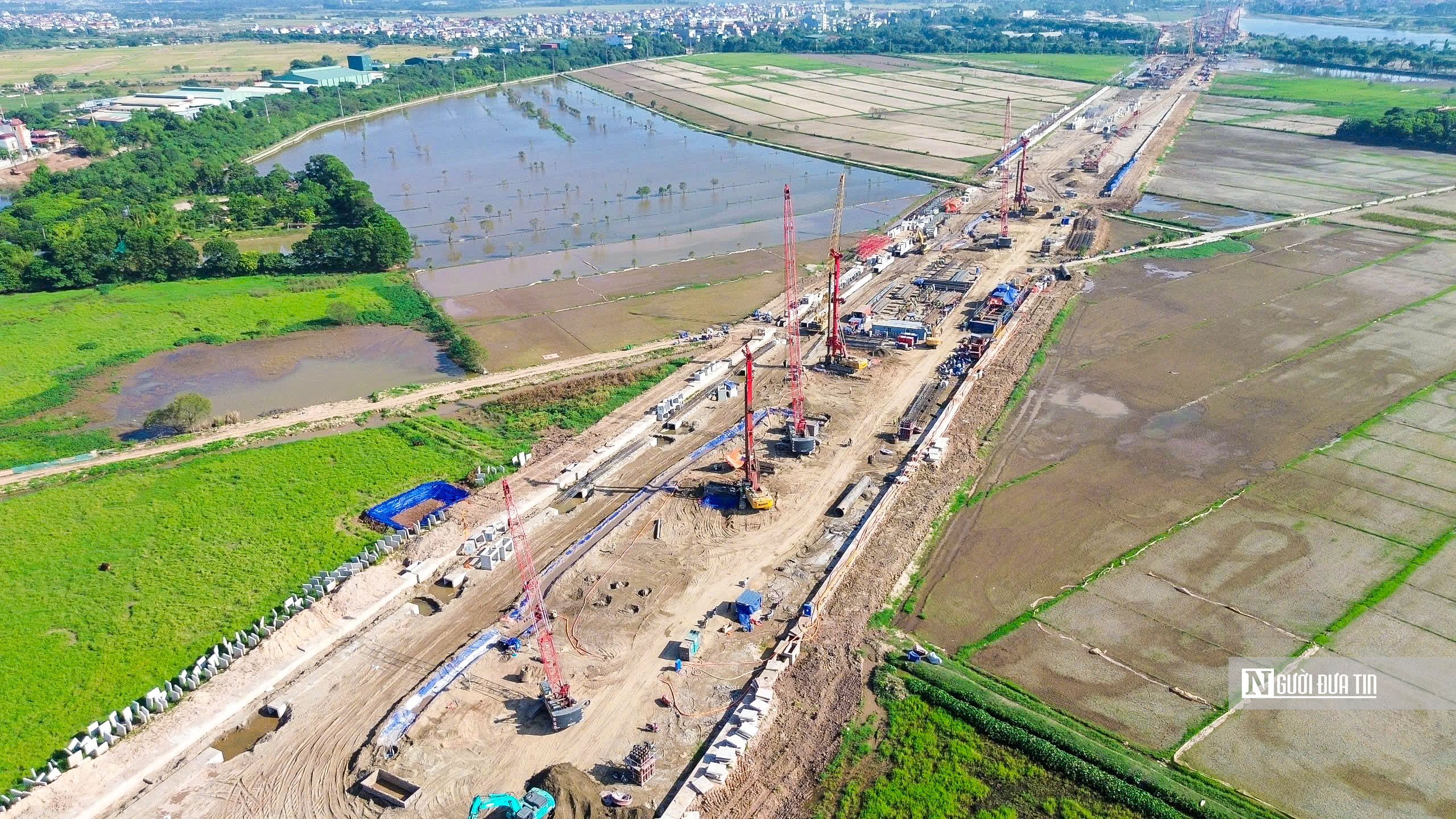 Toàn cảnh tuyến đường kết nối sân bay Gia Bình với Thủ đô Hà Nội - Ảnh 2.