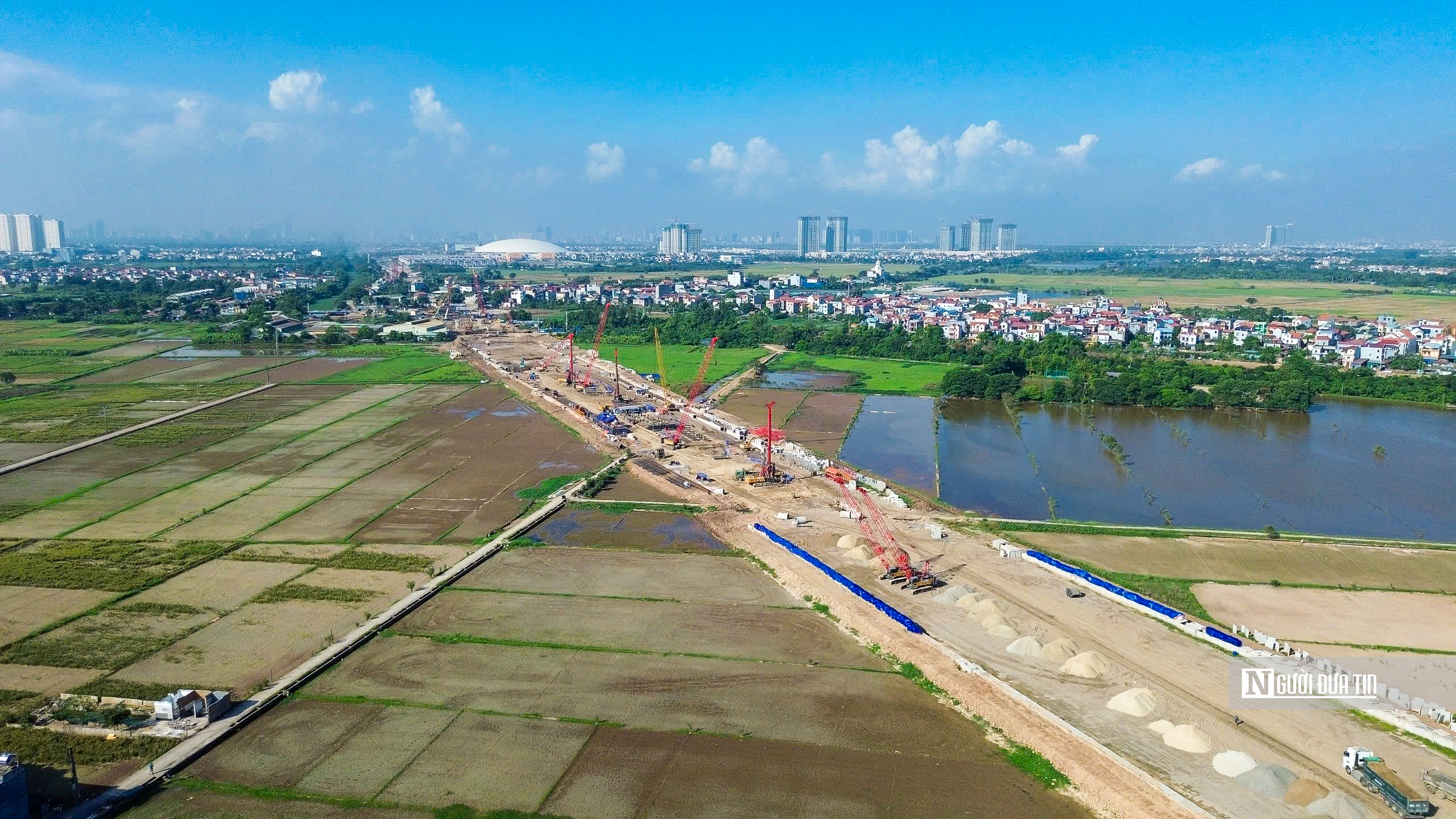Toàn cảnh tuyến đường kết nối sân bay Gia Bình với Thủ đô Hà Nội - Ảnh 11.
