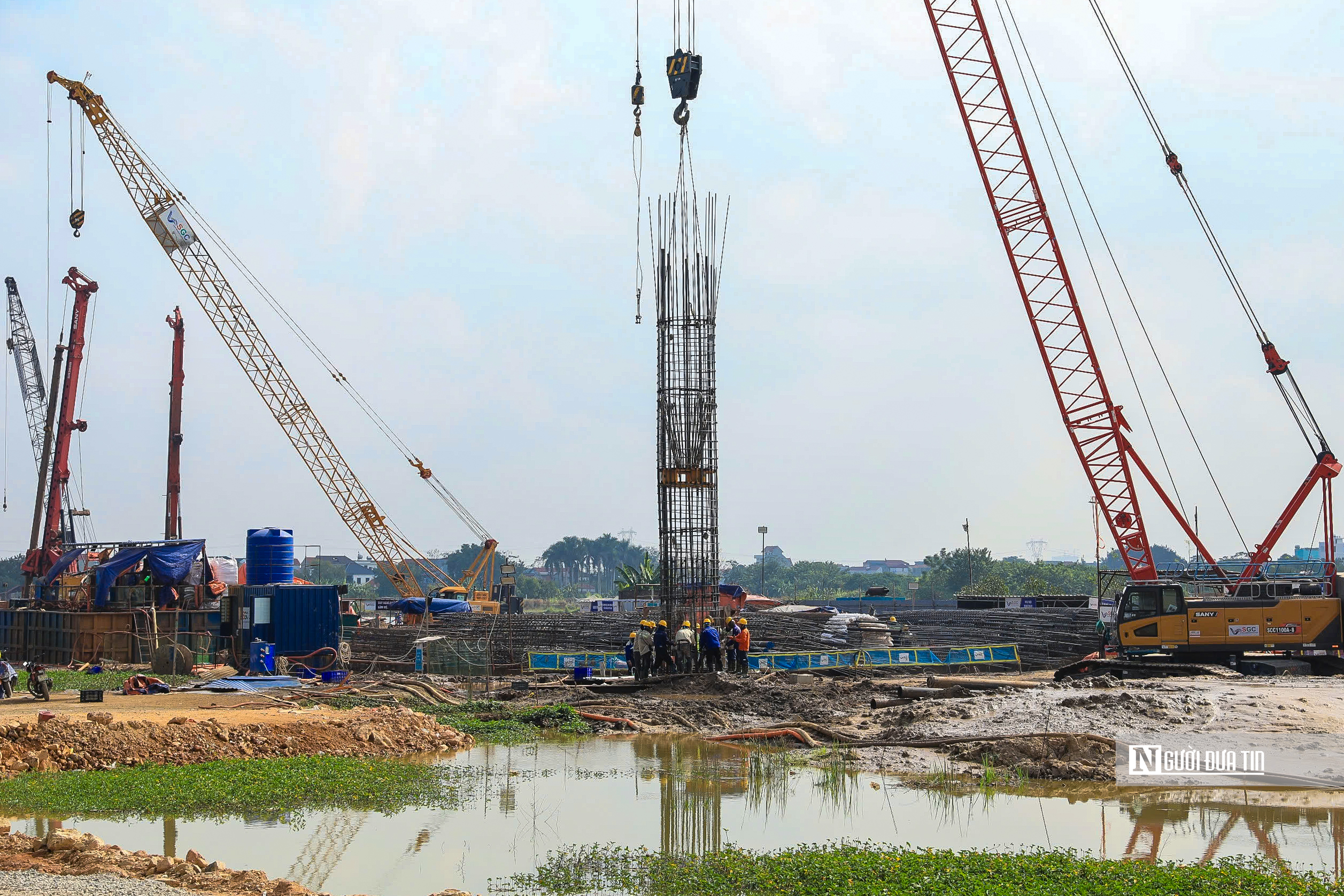 Toàn cảnh tuyến đường kết nối sân bay Gia Bình với Thủ đô Hà Nội - Ảnh 8.