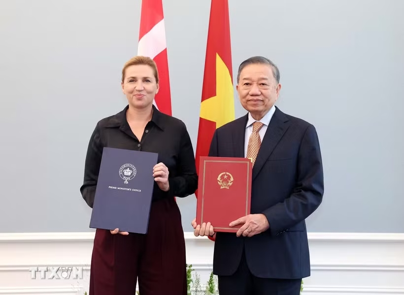 Tuyên bố chung về việc thiết lập quan hệ Đối tác Chiến lược Toàn diện Việt Nam - Đan Mạch - Ảnh 2.