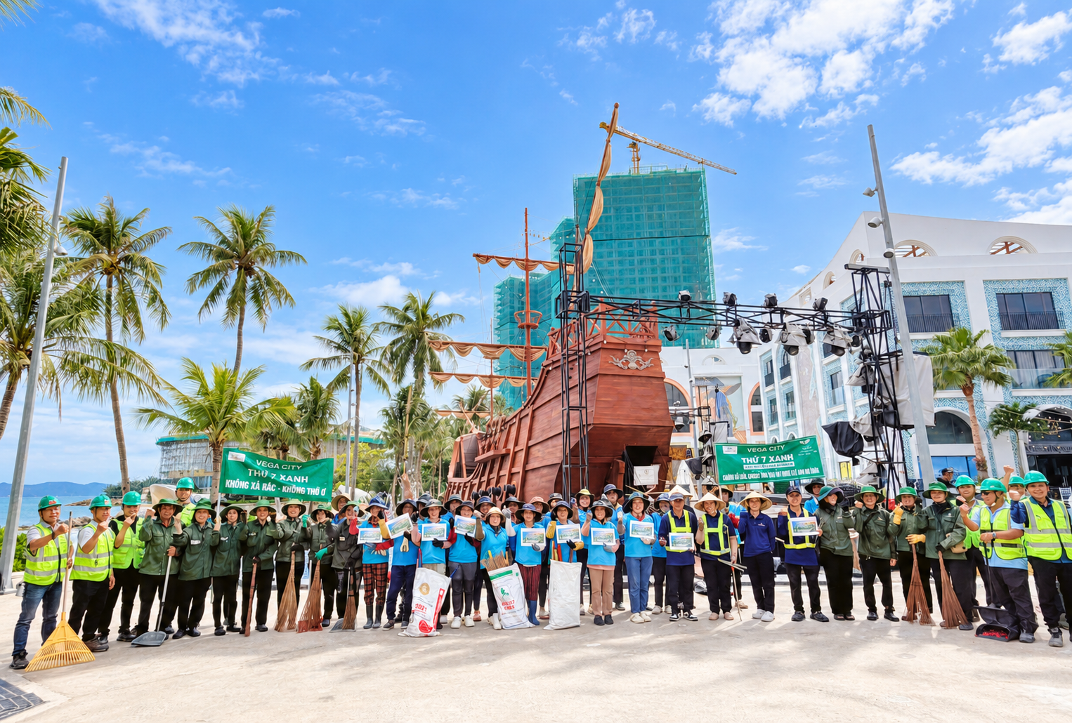 7 năm duy trì “Thứ Bảy Xanh”, Vega City được tặng Giấy khen vì thành tích bảo vệ môi trường - Ảnh 2.